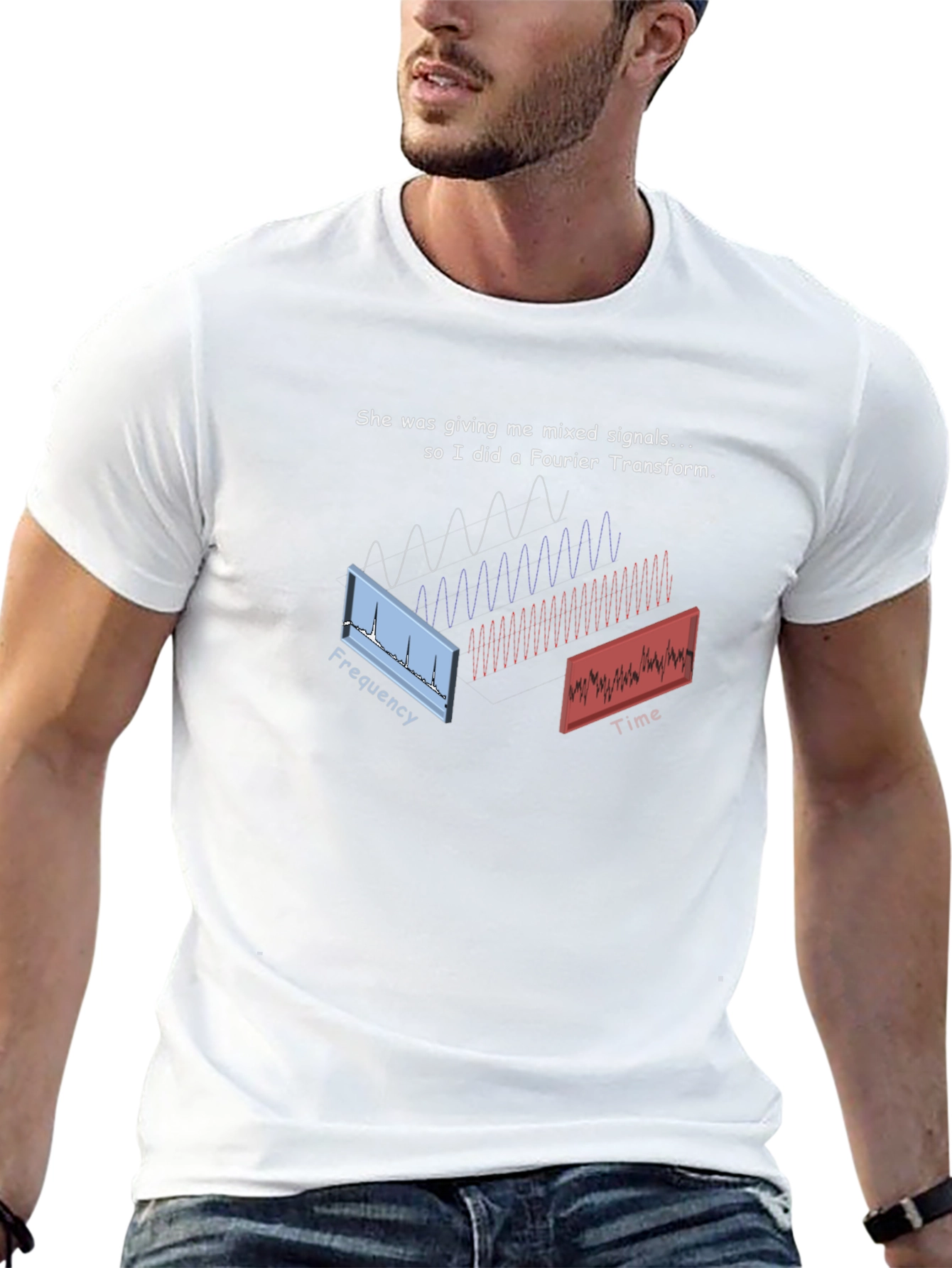 Fourier Transform T-Shirt - Mixed Signals Science Tee