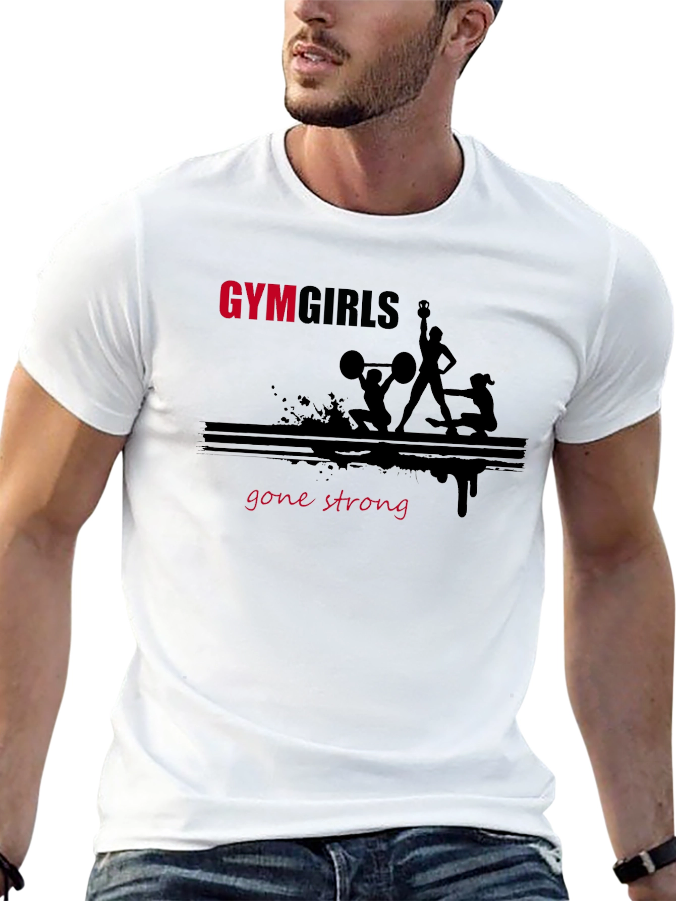 Gym Girls Gone Strong T-Shirt - Black