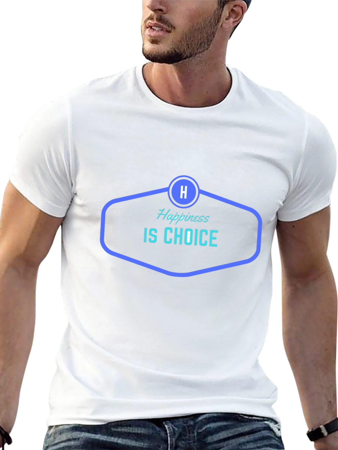 Happiness is Choice Black T-Shirt