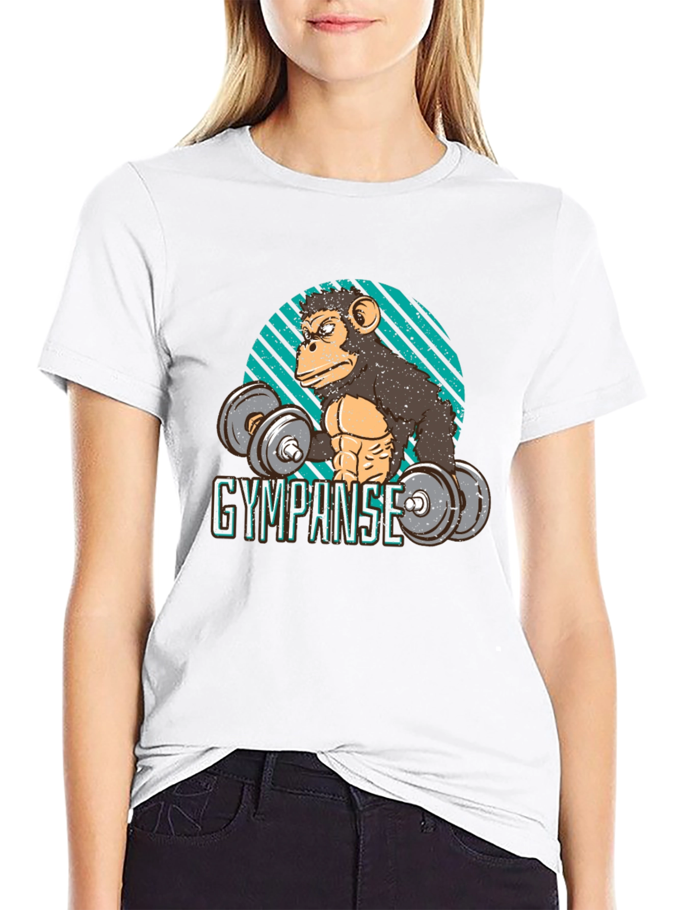 Gympanse Workout T-Shirt - Funny Gym Ape Tee