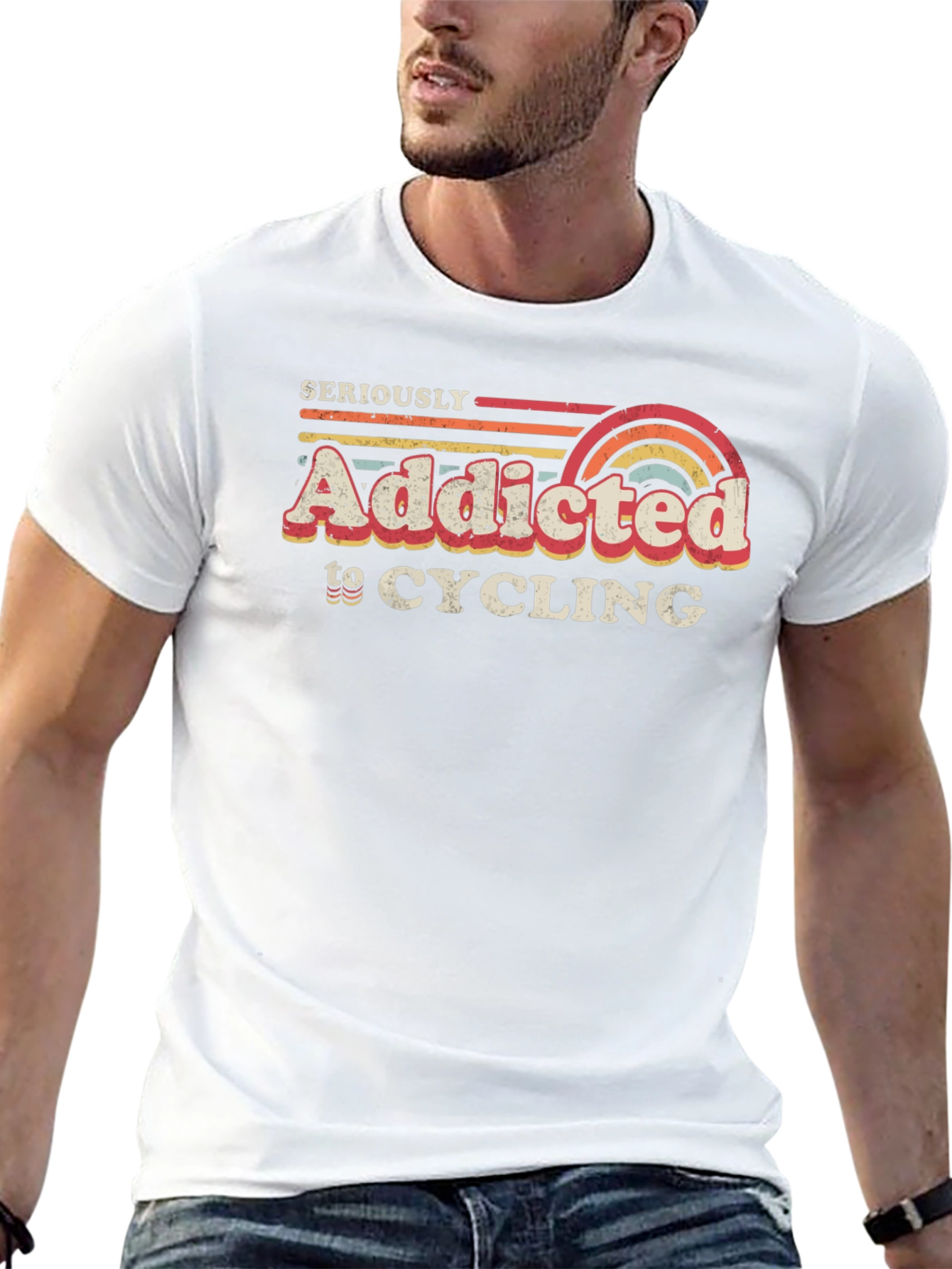Addicted to Cycling Graphic Tee