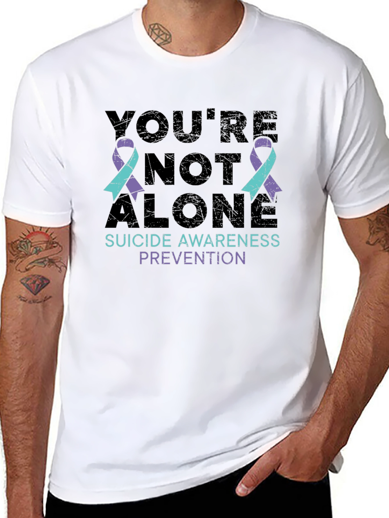 Suicide Awareness Tee - Youre Not Alone