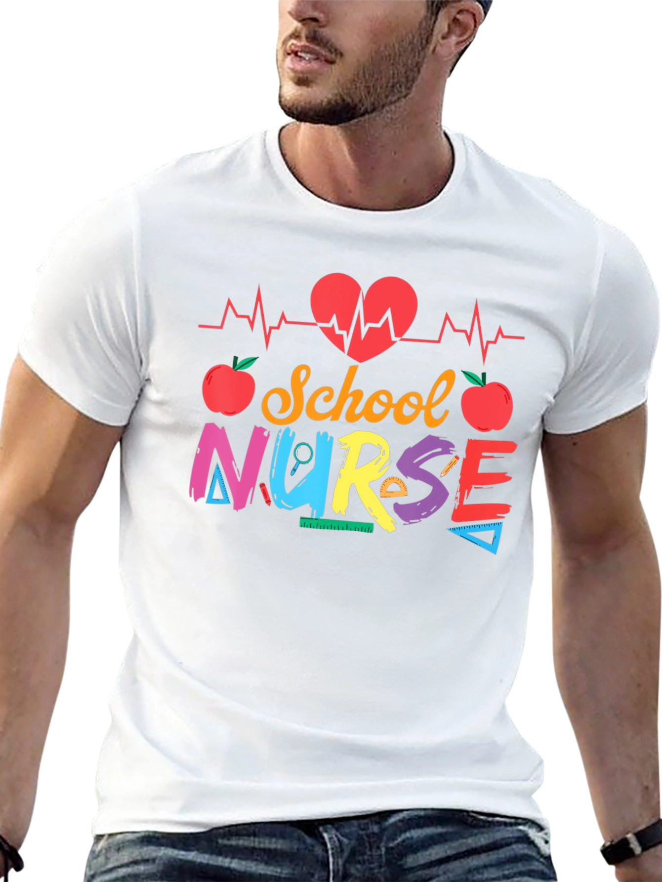 School Nurse Graphic T-Shirt
