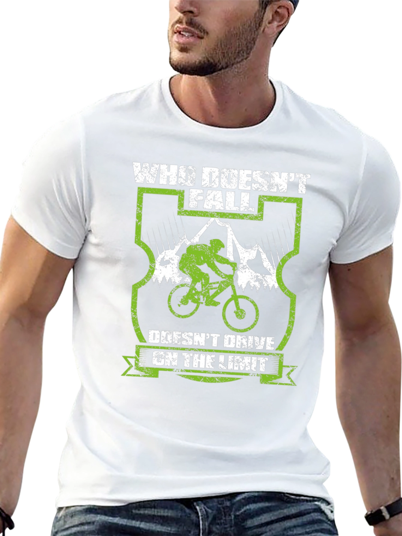 Mountain Bike Graphic Tee - Ride On The Limit!