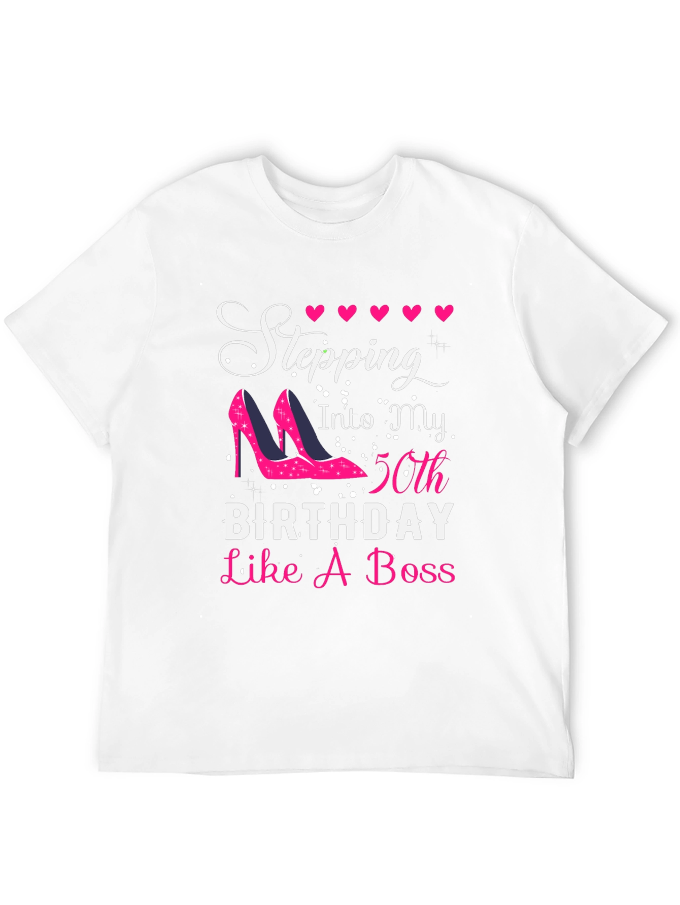 Stepping Into My 50th Birthday Like A Boss T-Shirt