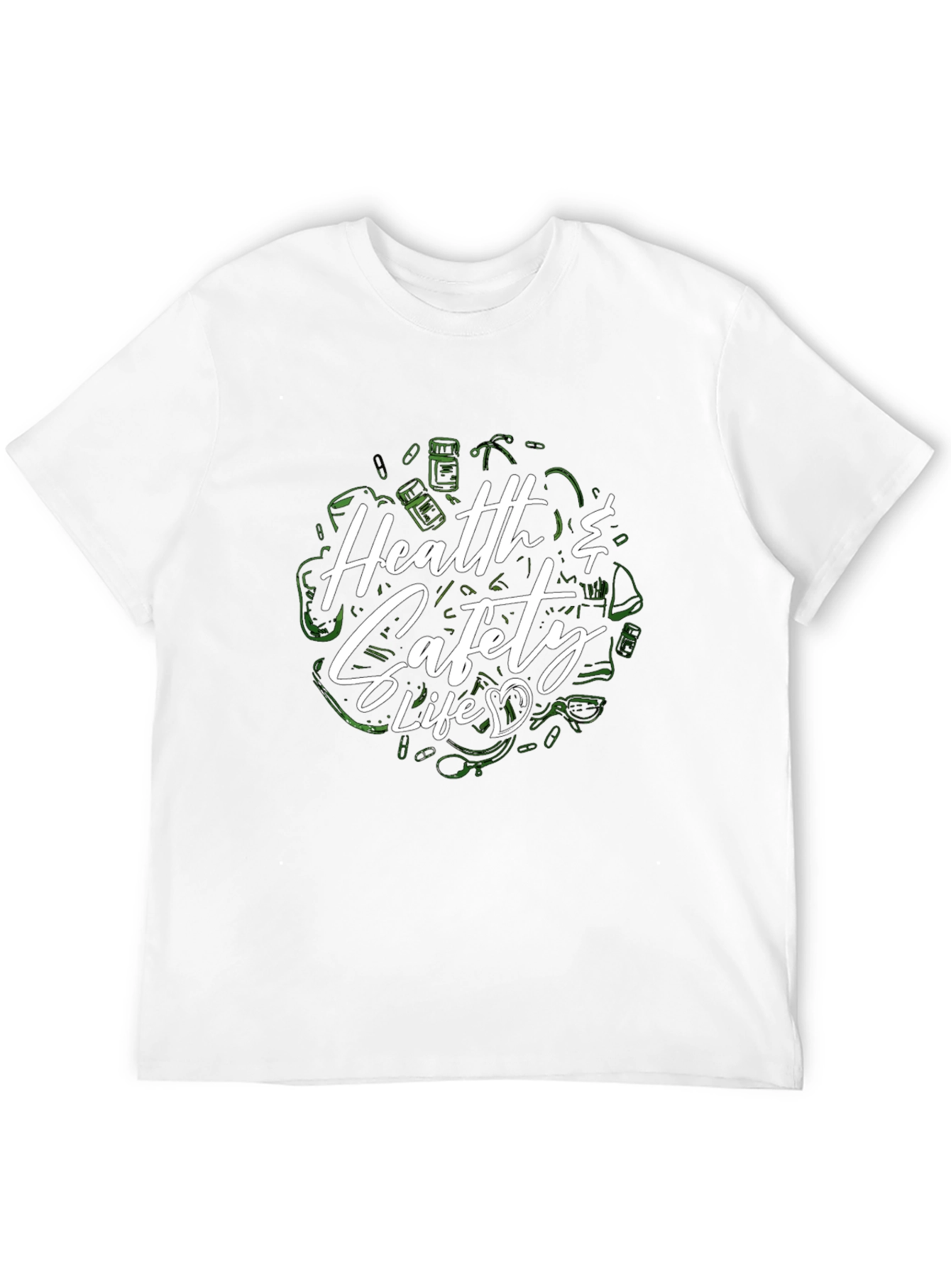 Health & Safety Life Graphic Tee - Black