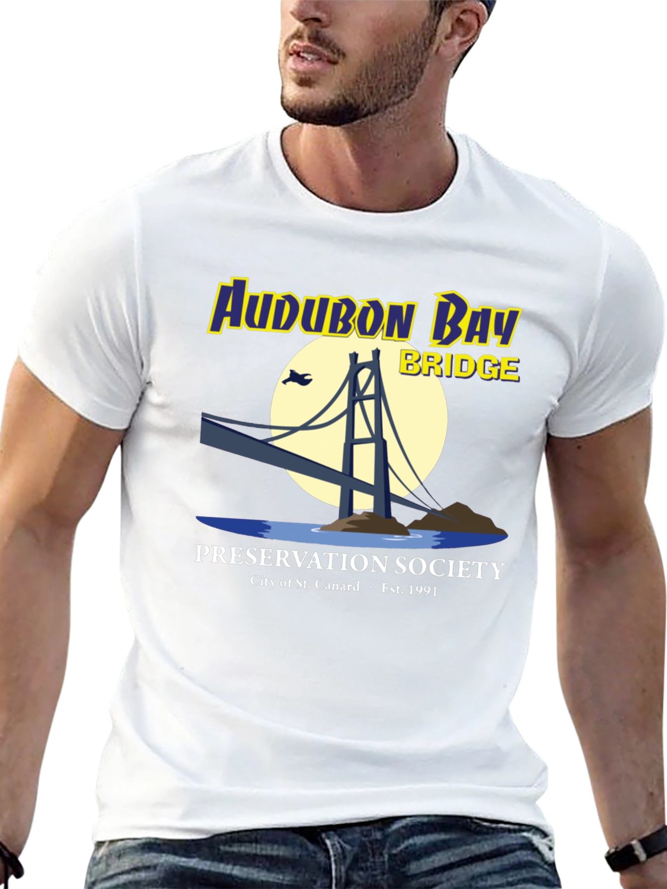 Audubon Bay Bridge Preservation Society T-Shirt