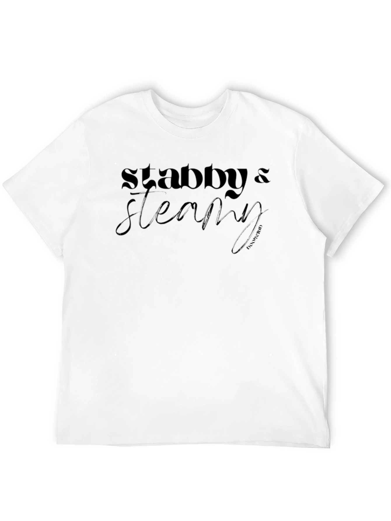 Stabby & Steamy Black Graphic T-Shirt