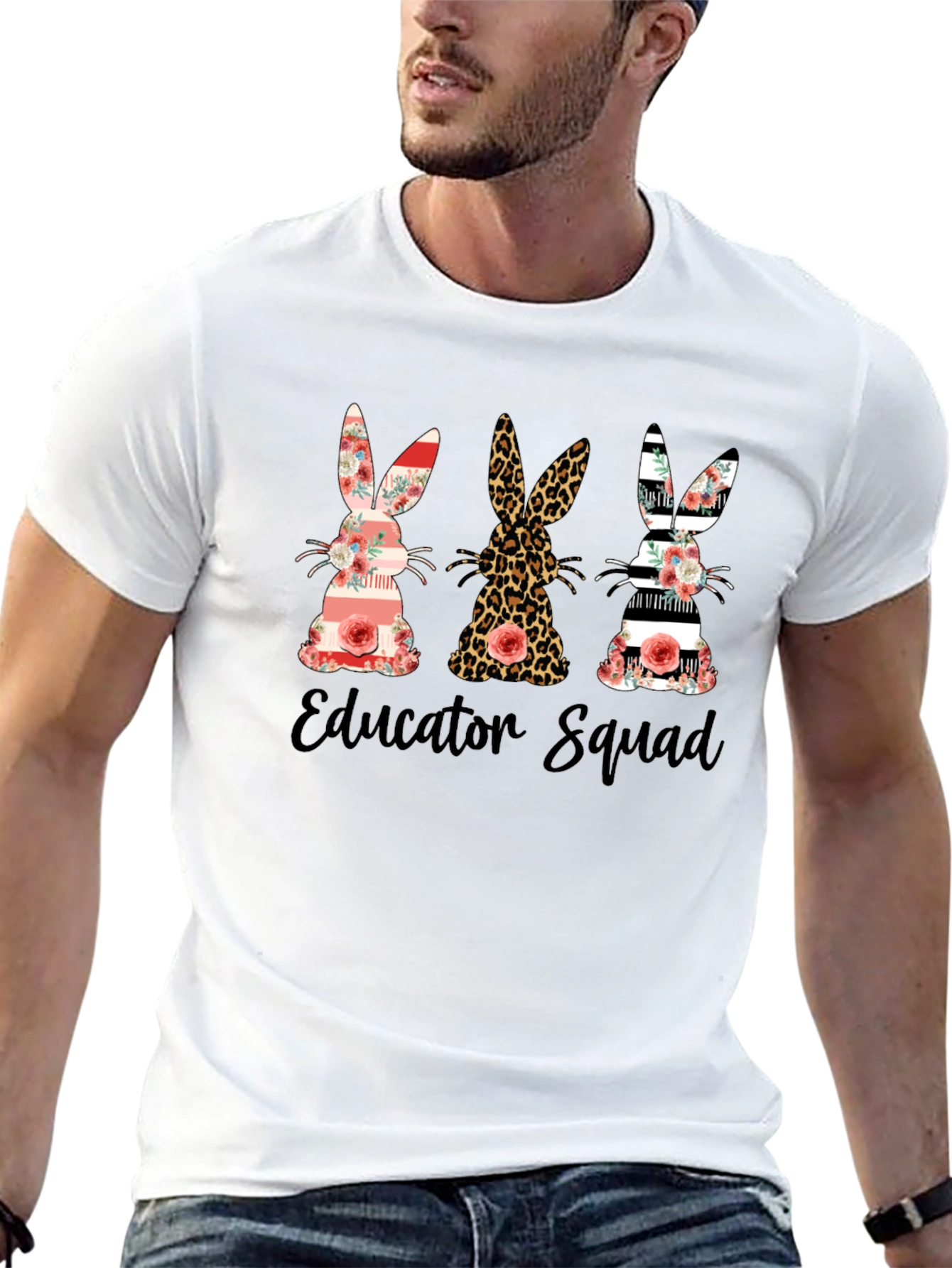 Educator Squad Easter Bunny T-Shirt