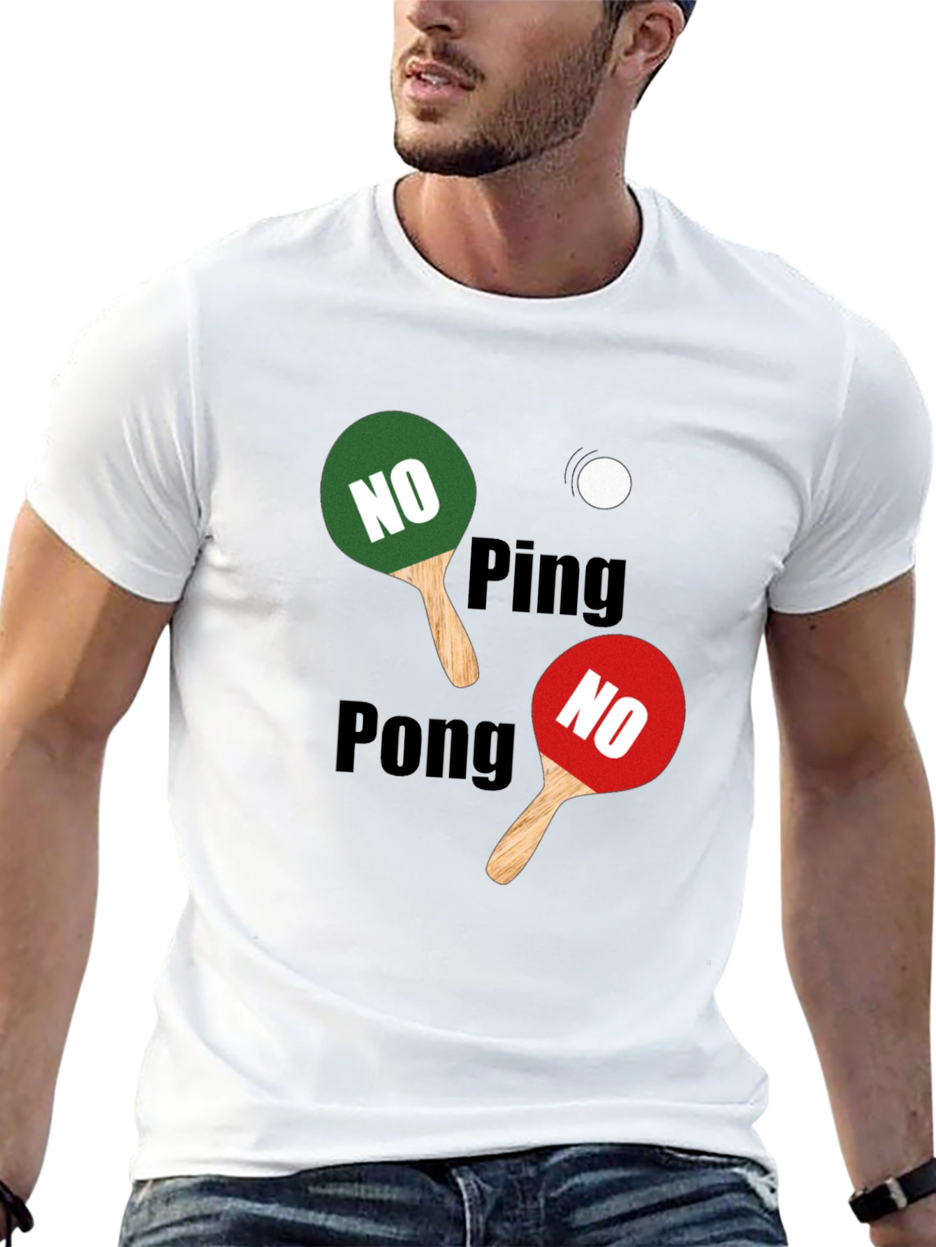 No Ping Pong T-Shirt - Funny Sport Tee