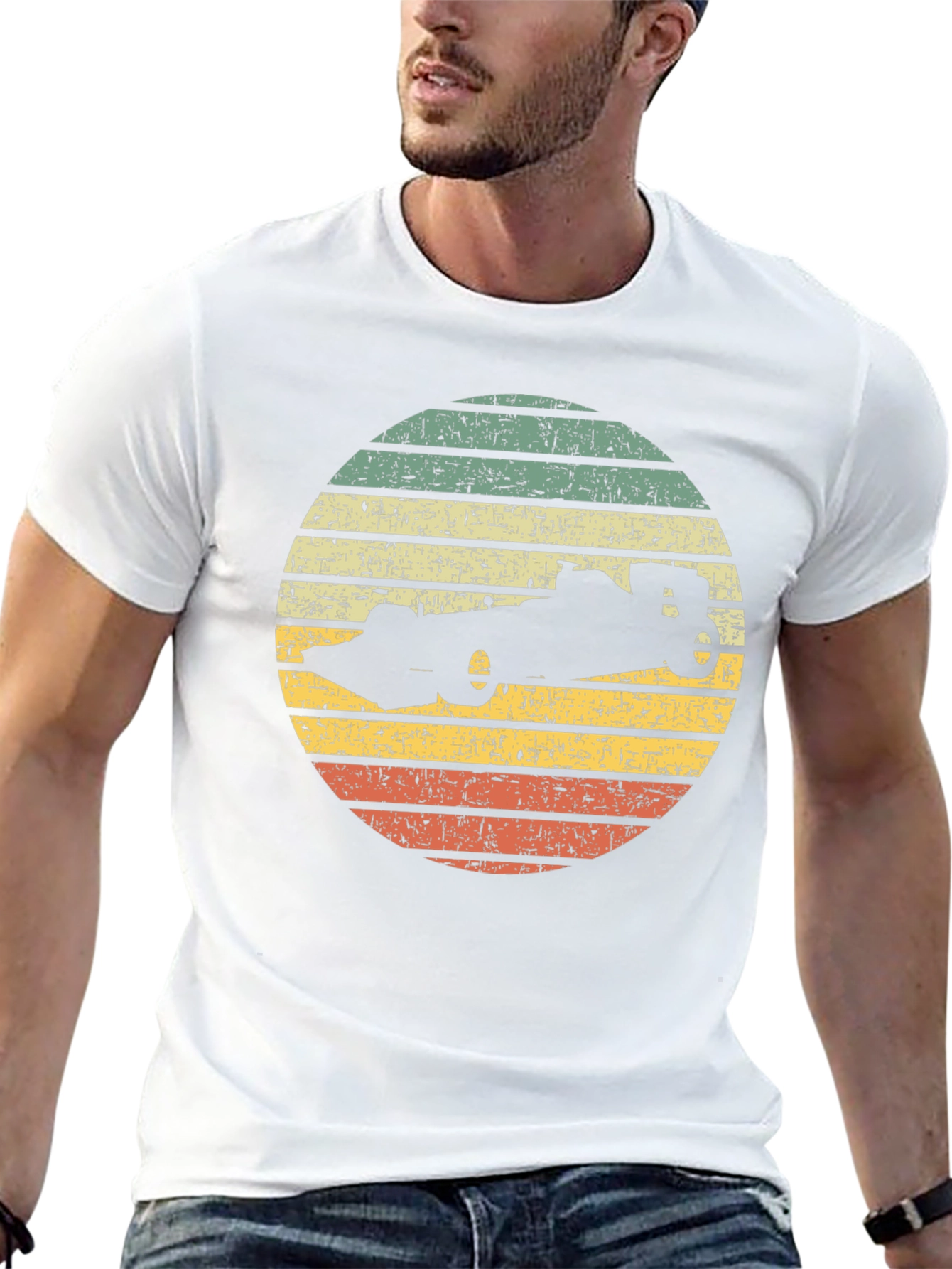 Retro Formula 1 Racing Car Graphic Tee