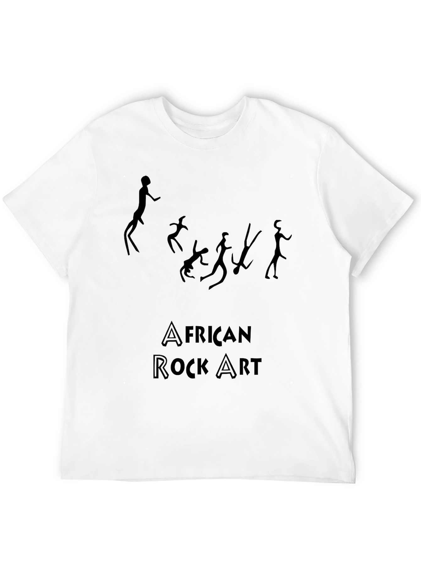 African Rock Art Graphic T-Shirt
