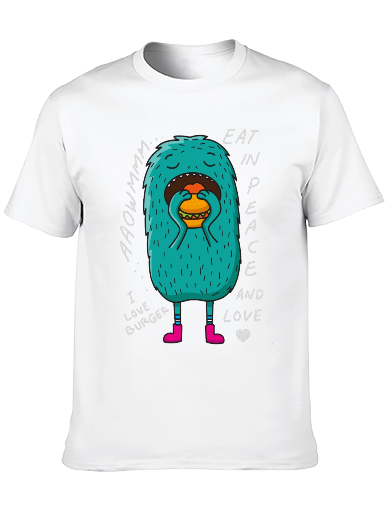 Eat In Peace Burger Lover T-Shirt