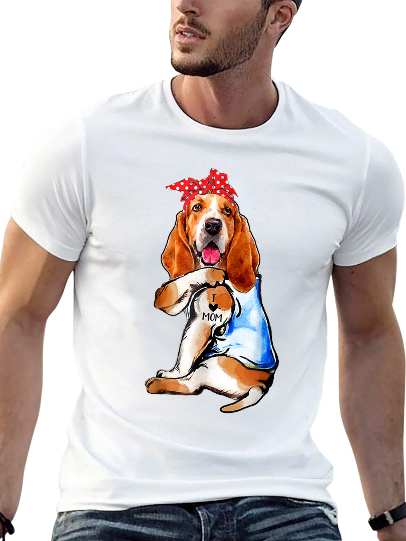 Dog Mom Graphic T-Shirt