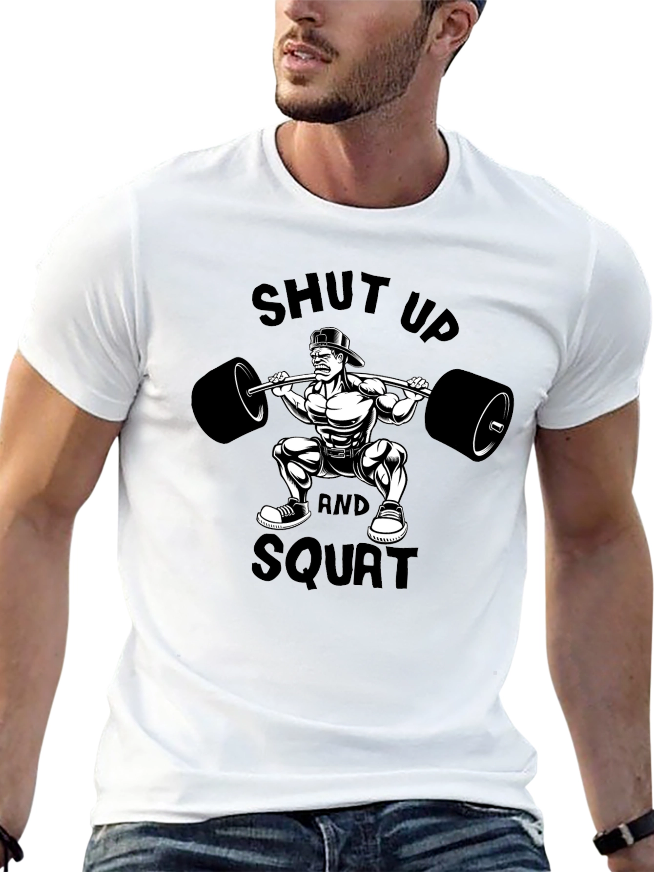 Shut Up and Squat Graphic T-Shirt