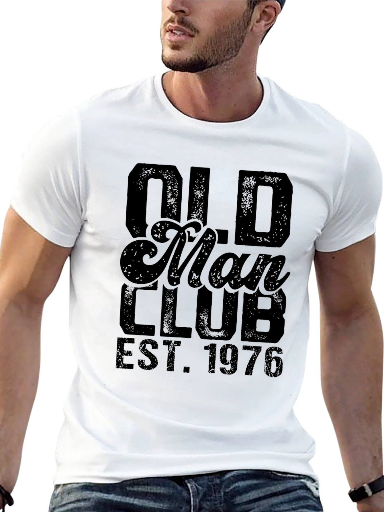 Old Man Club Est. 1976 Graphic T-Shirt