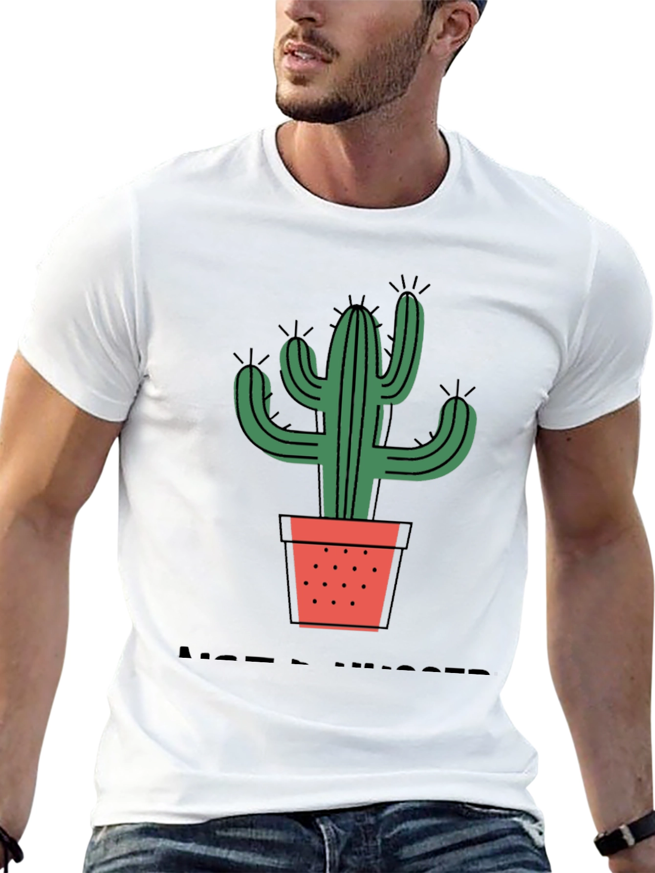 Cactus Potted Plant Graphic Tee
