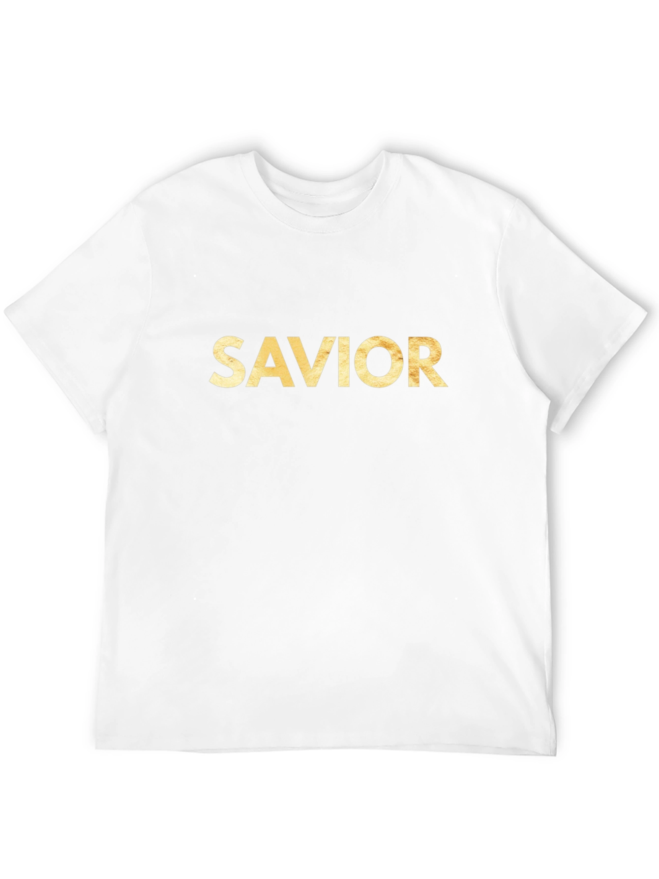 Savior Graphic Print Black T-Shirt for Men