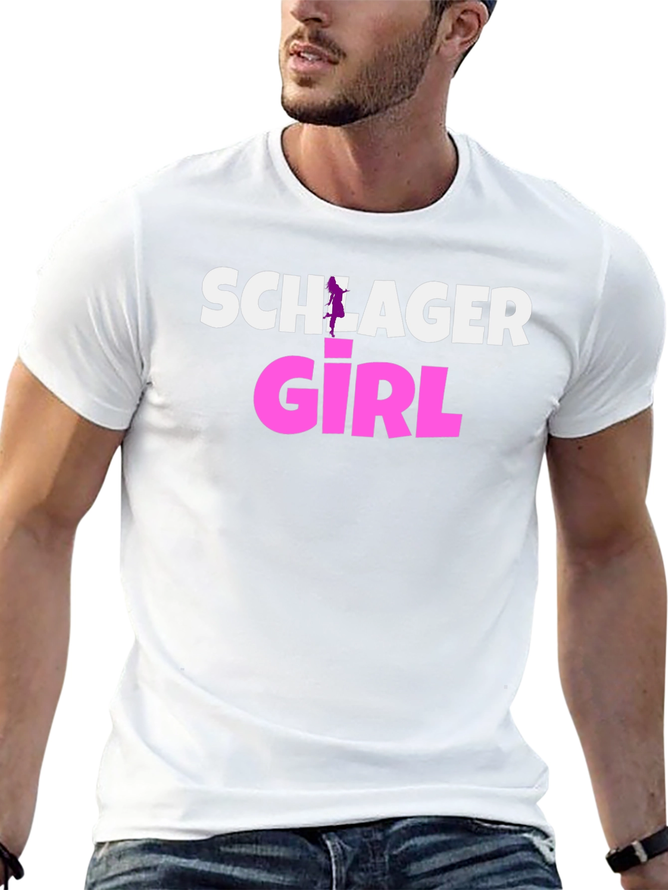 Schlager Girl Black T-Shirt