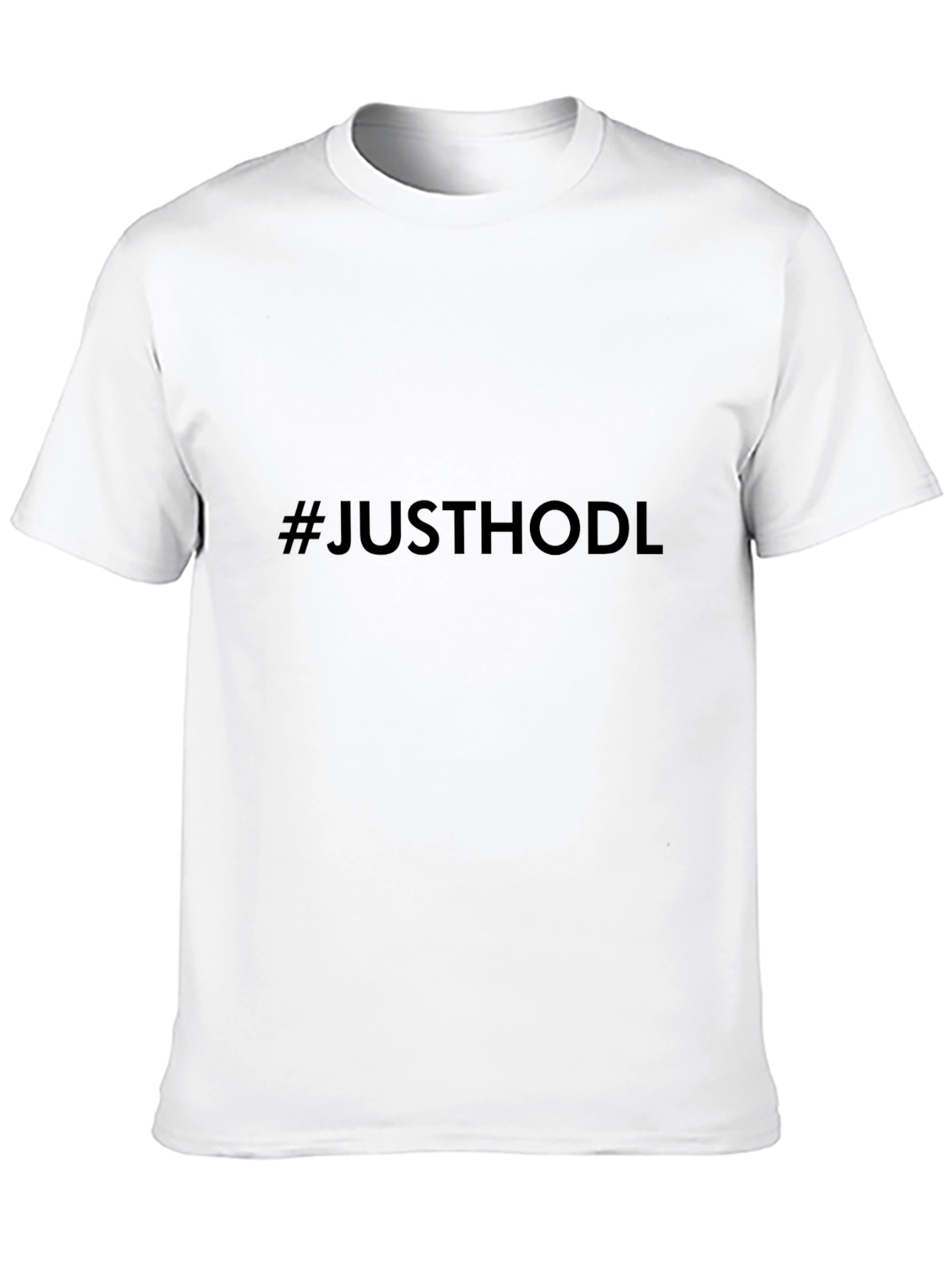 #JUSTHODL Crypto T-Shirt - Black