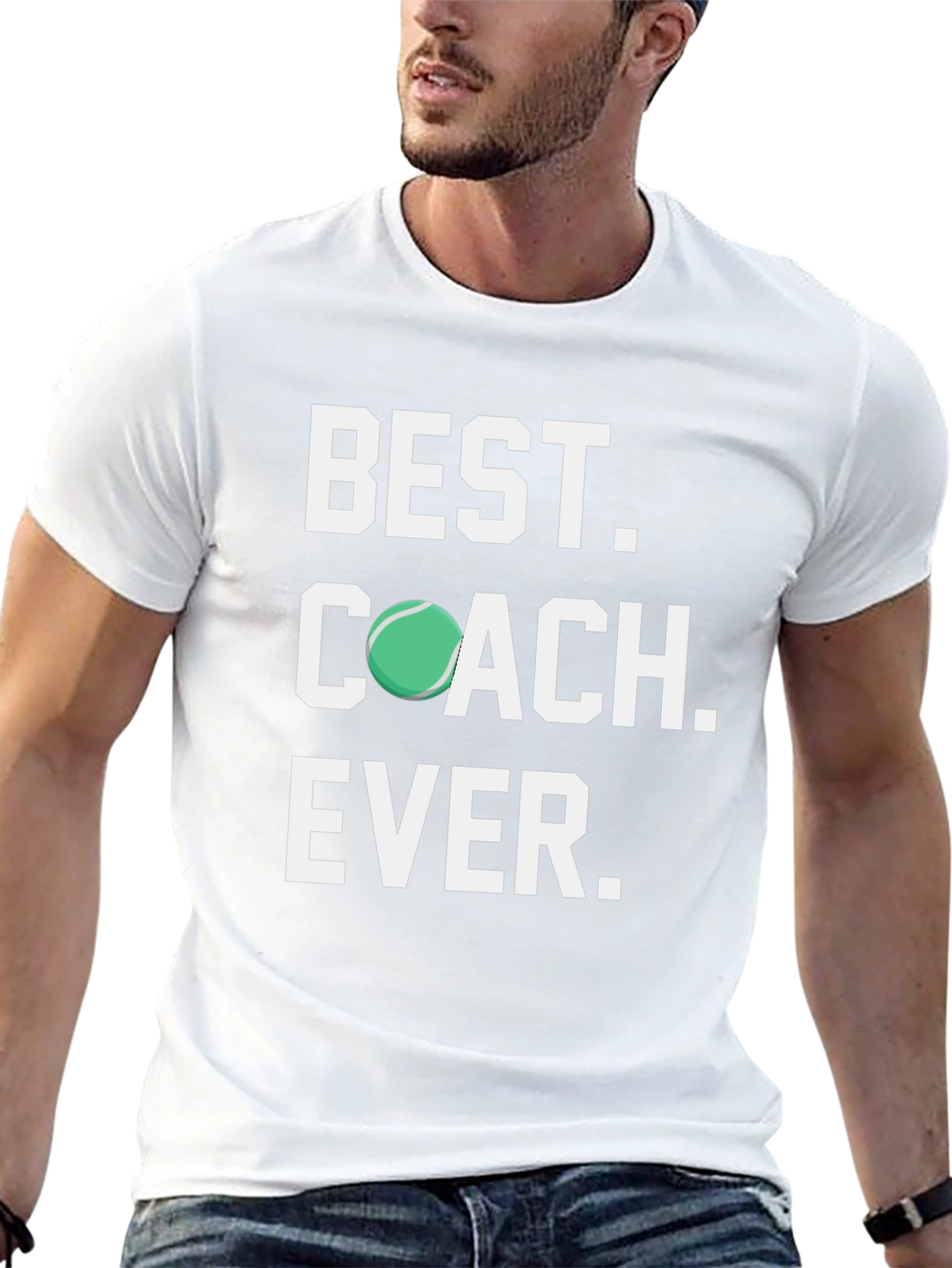 Best Coach Ever Tennis T-Shirt