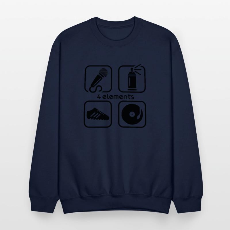 4 ELEMENTS OF HIP HOP MIC, CAN, VINYL, SNEAKER