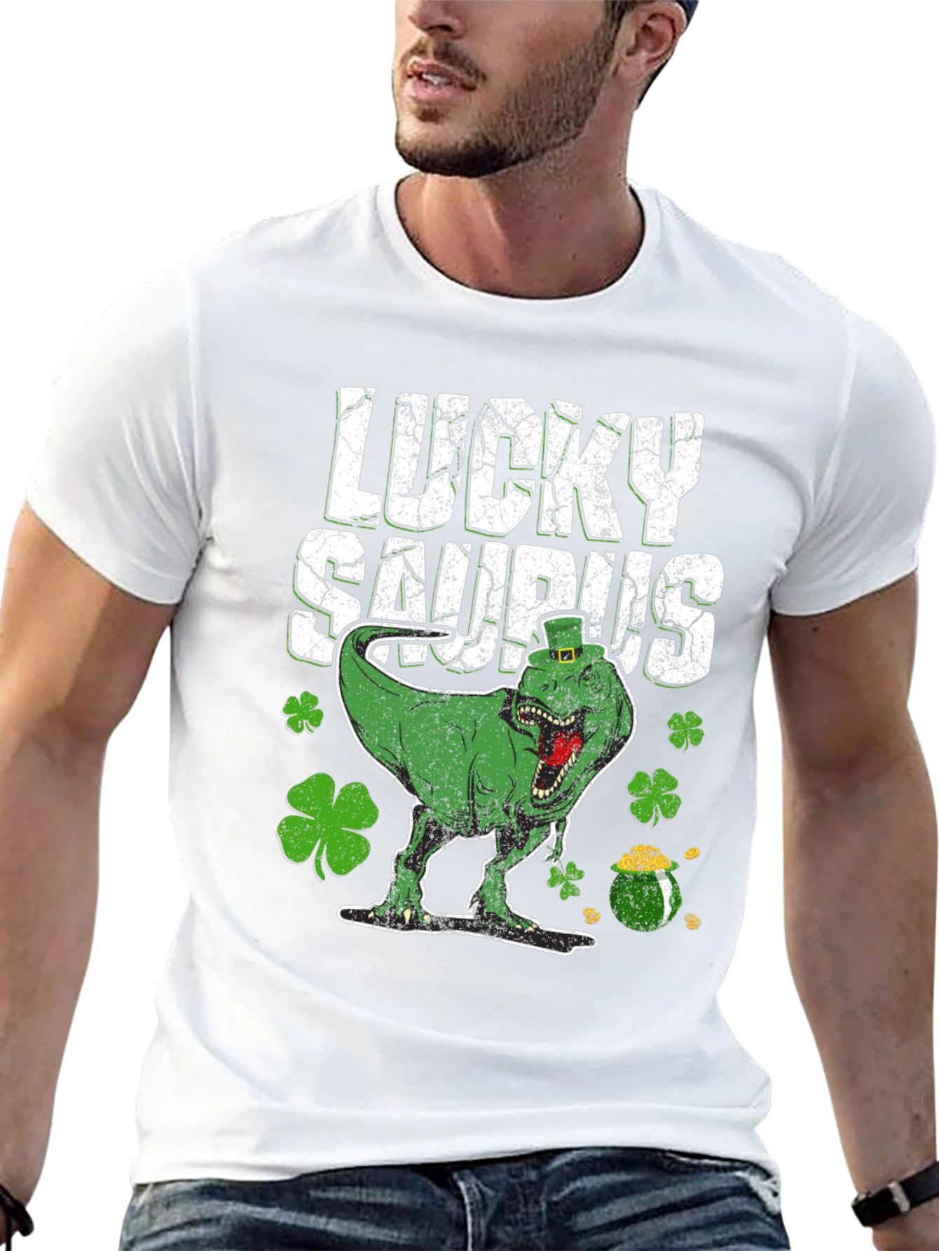 Lucky Saurus St. Patricks Day T-Shirt