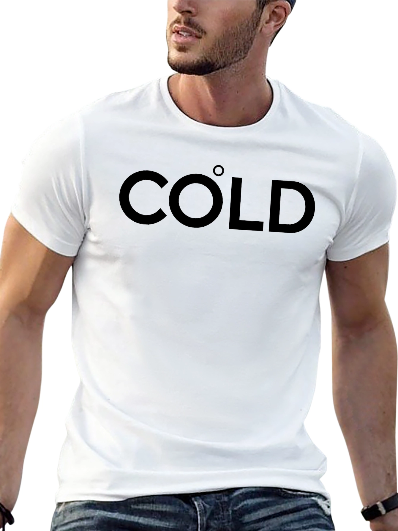 Cold Graphic T-Shirt - Unisex Black Tee