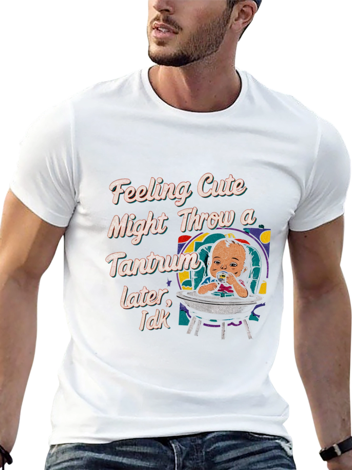 Cute Tantrum Baby Graphic T-Shirt