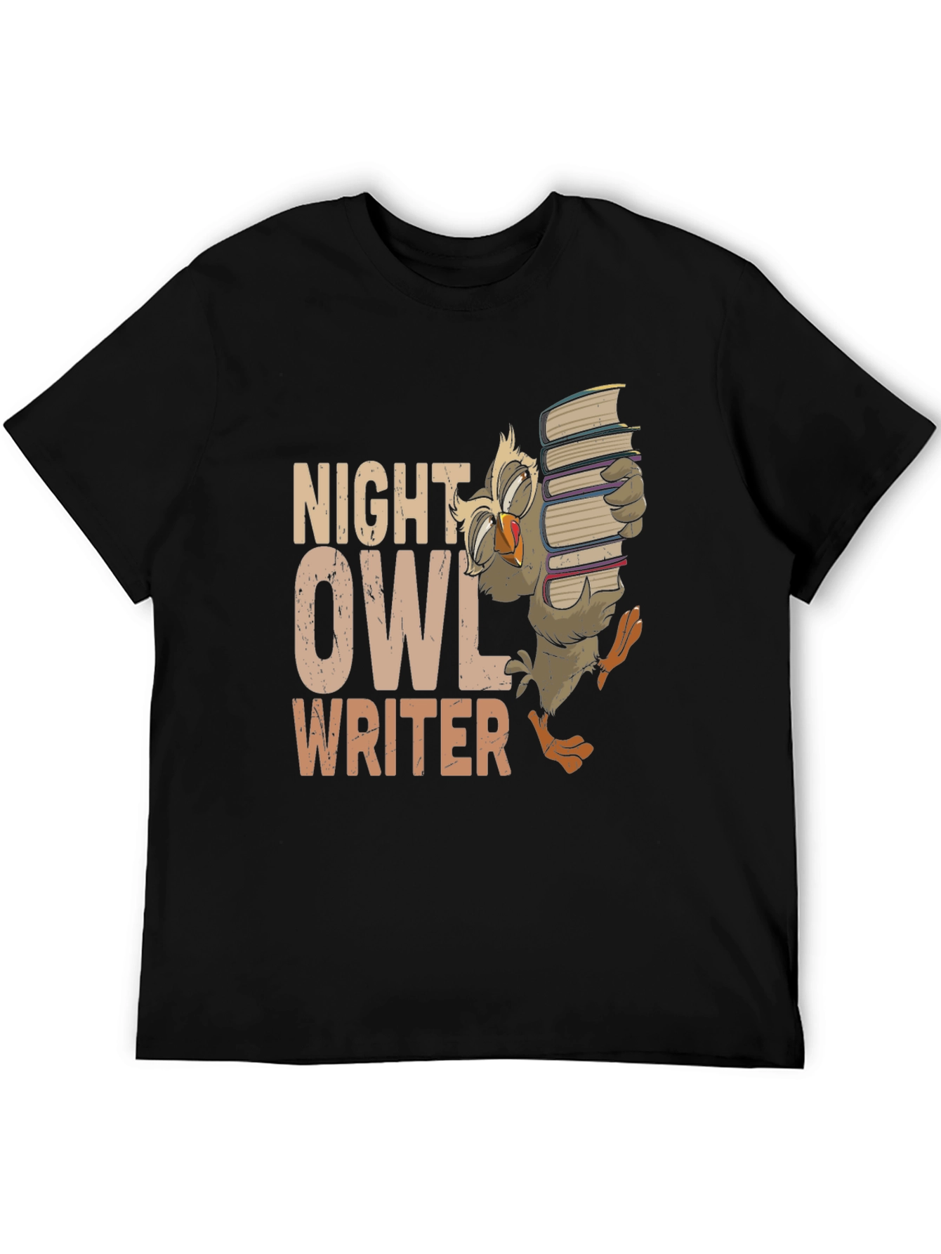 Night Owl Writer T-Shirt - Book Lover Tee
