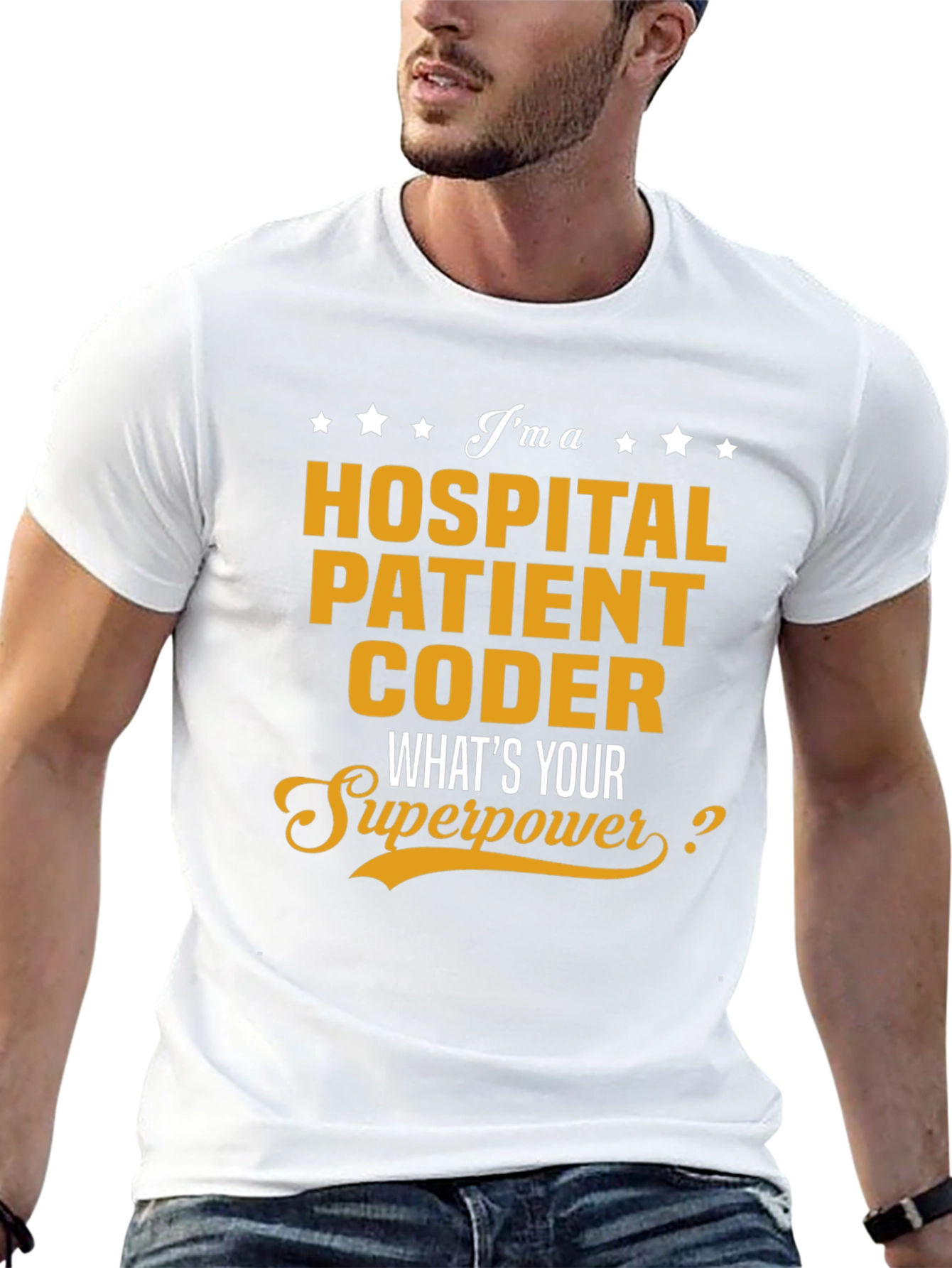 Hospital Patient Coder Superpower T-Shirt
