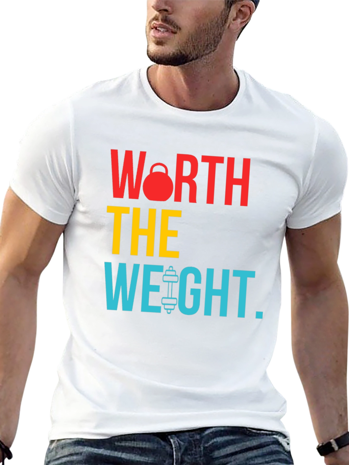 Worth the Weight Black Graphic T-Shirt
