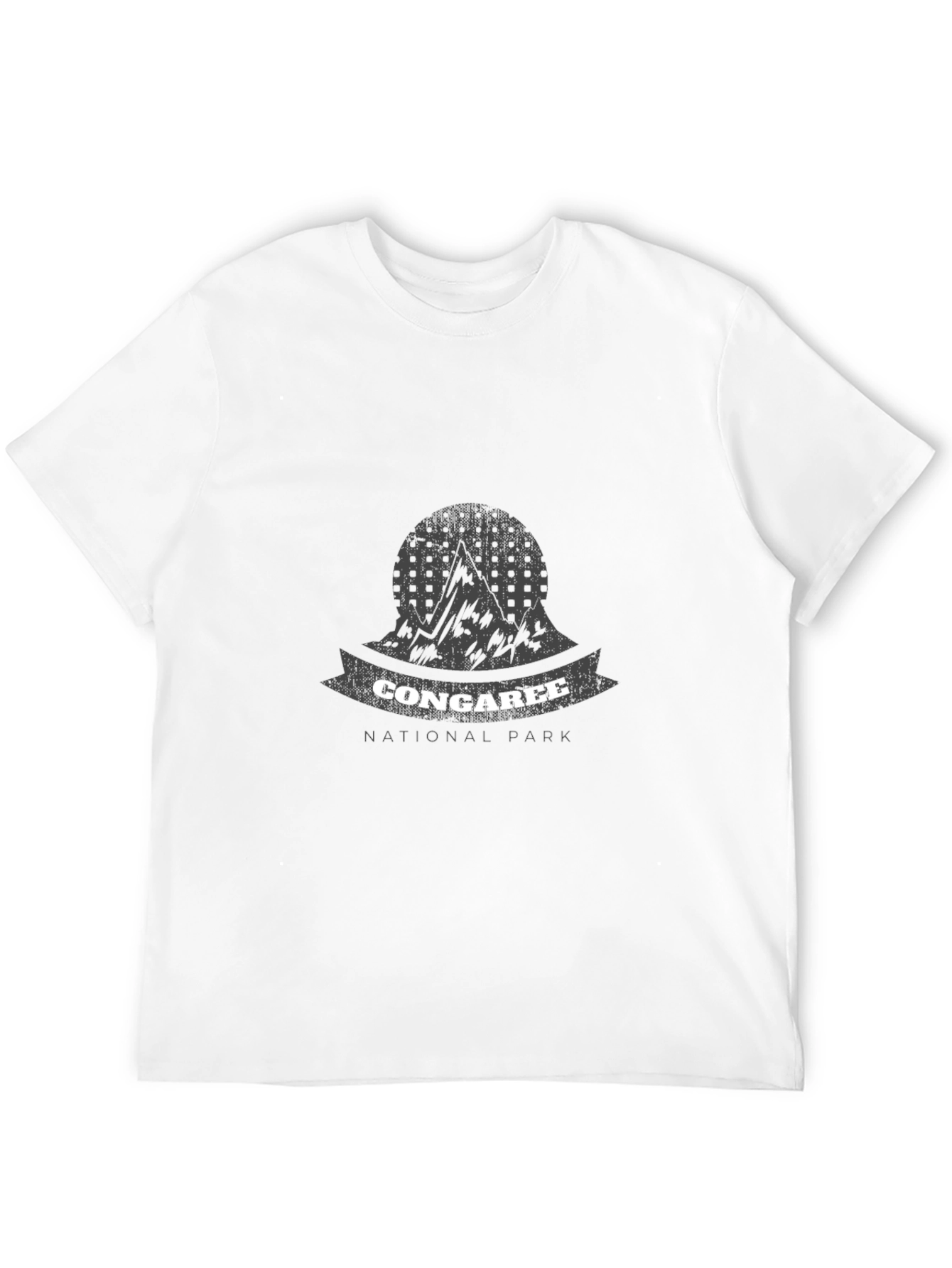 Congaree National Park Graphic Tee - Black Cotton T-Shirt