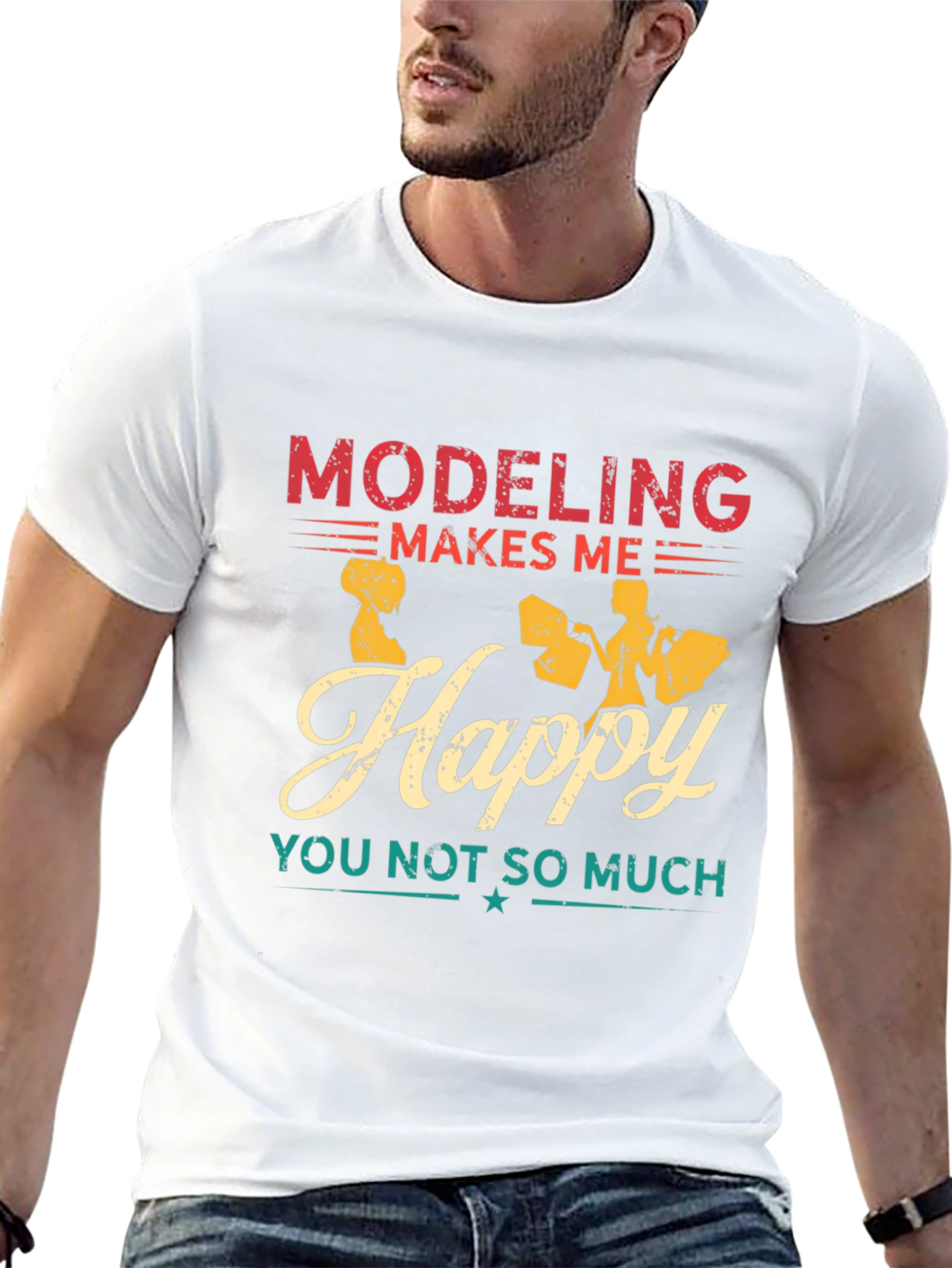 Modeling Makes Me Happy Graphic Tee