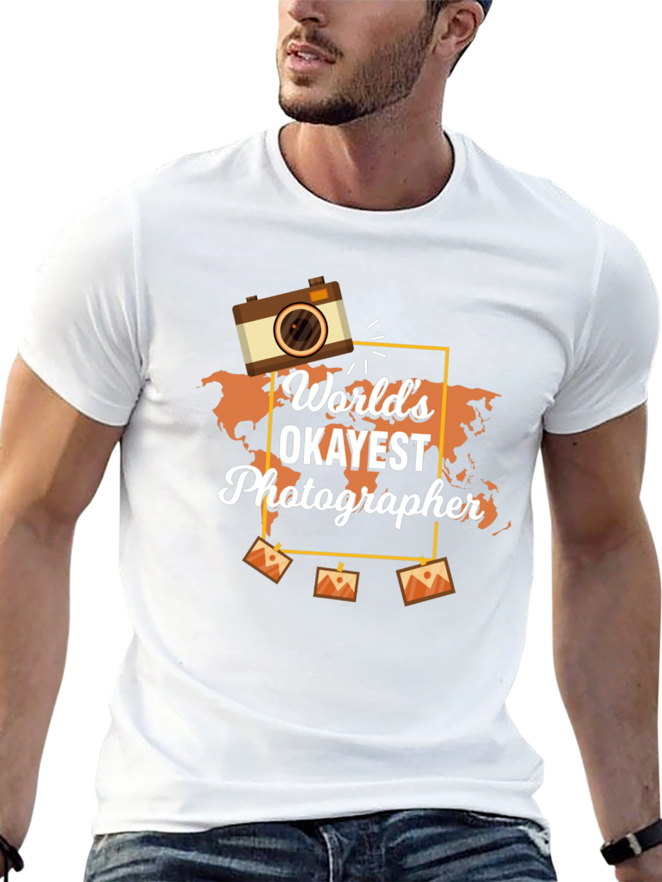 Worlds Okayest Photographer Graphic T-Shirt