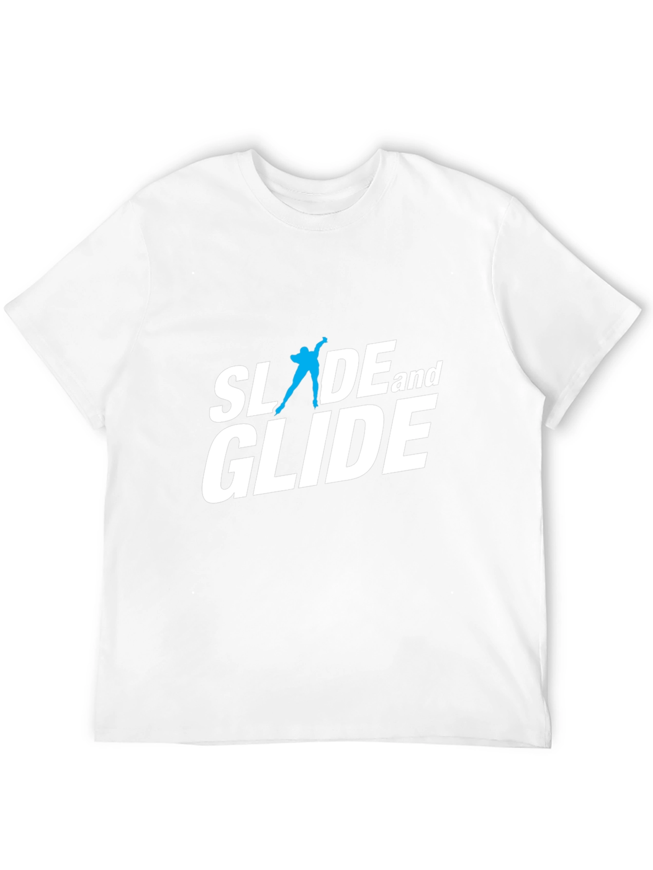 Slide and Glide Graphic Tee - Inline Skating T-Shirt