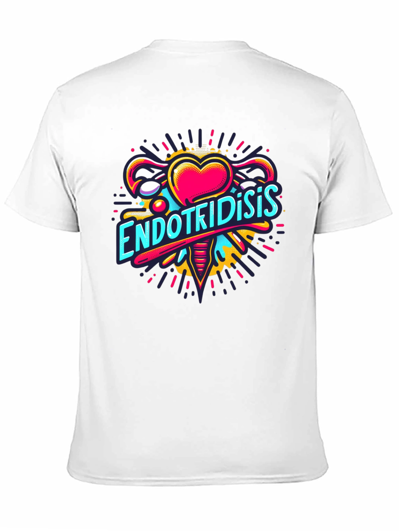 Endometriosis Awareness Black T-Shirt