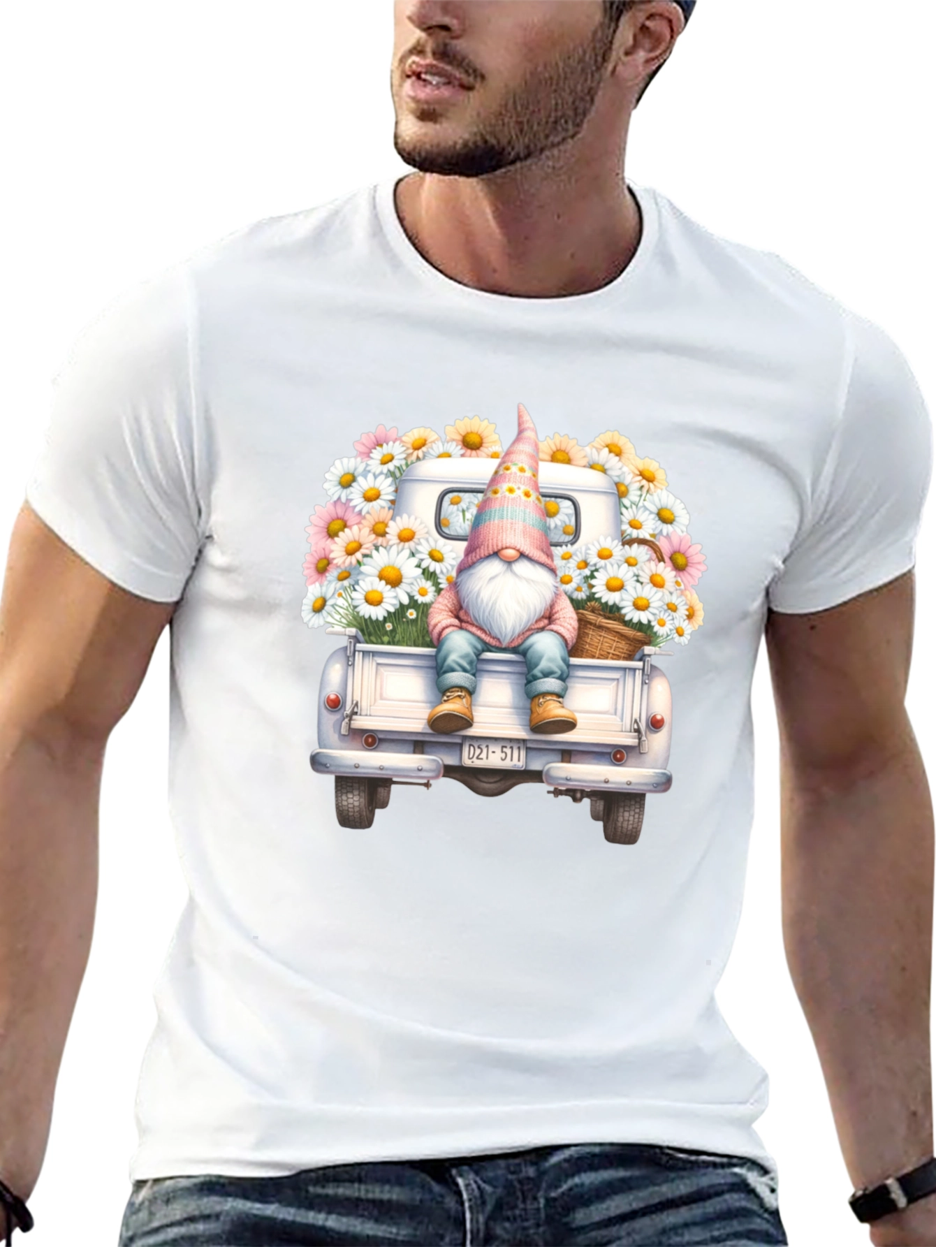 Gnome Truck Floral T-Shirt
