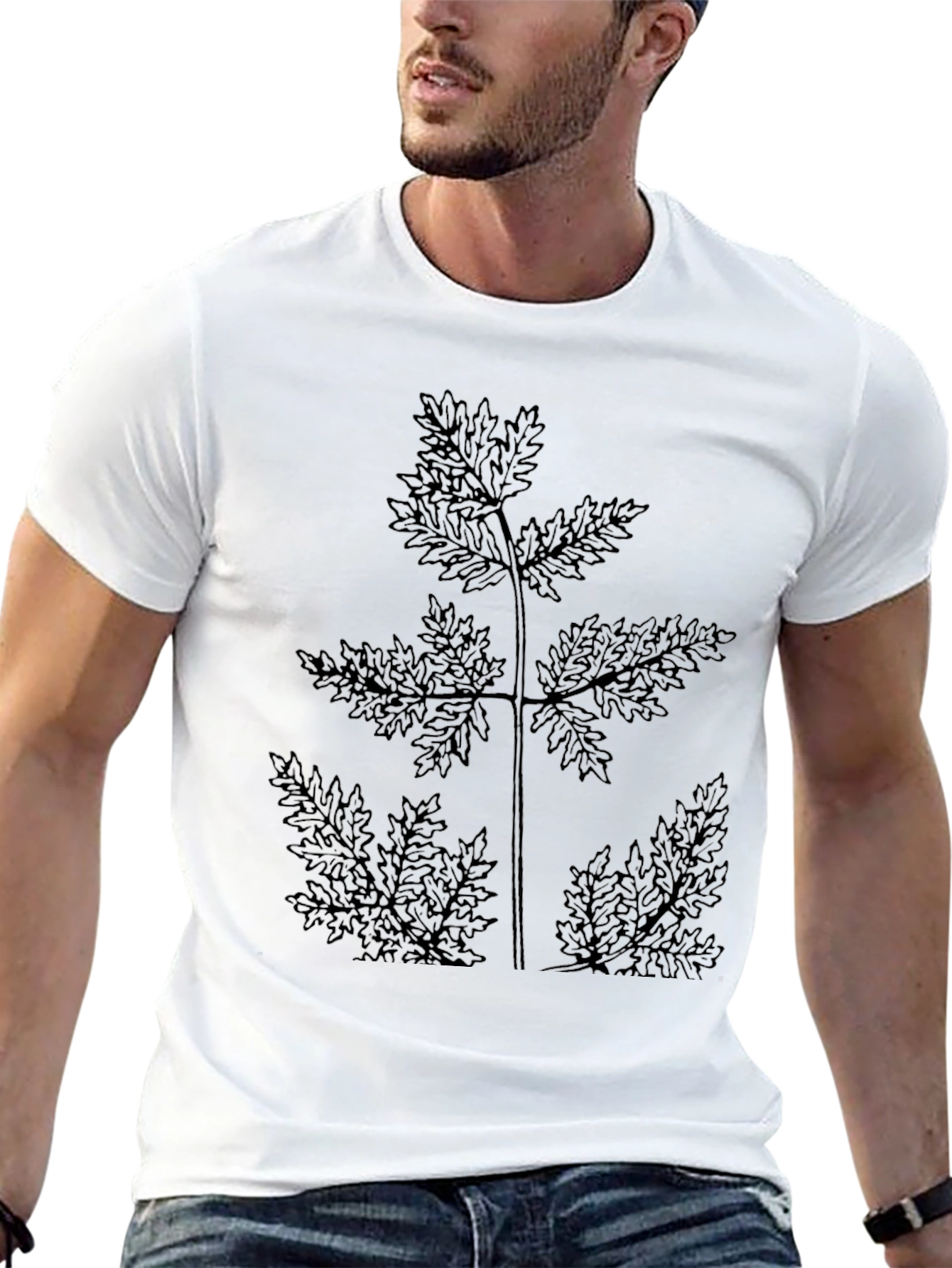 Nature Inspired Graphic Print Tee