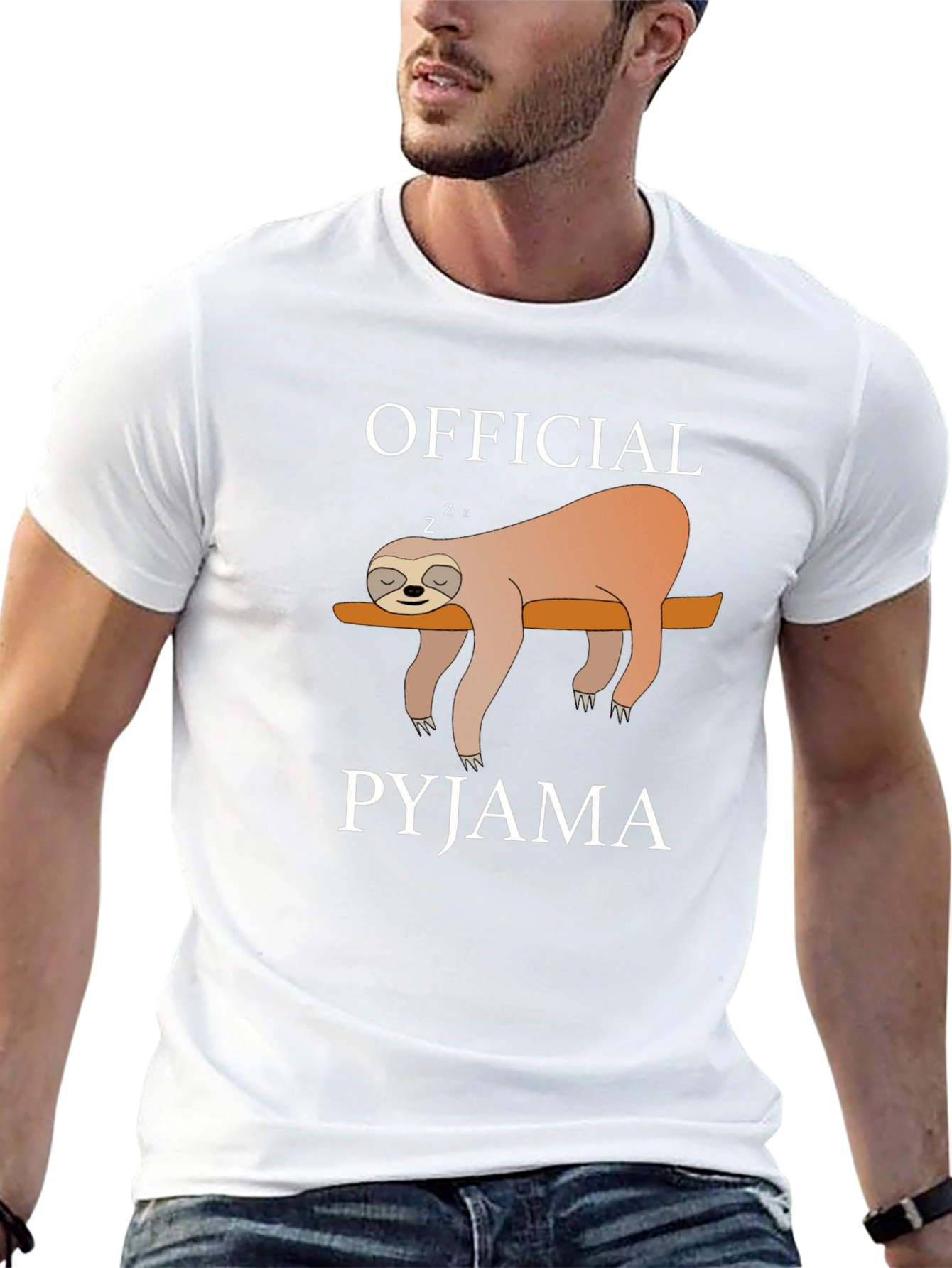 Official Pyjama Sloth T-Shirt - Relaxed & Comfy