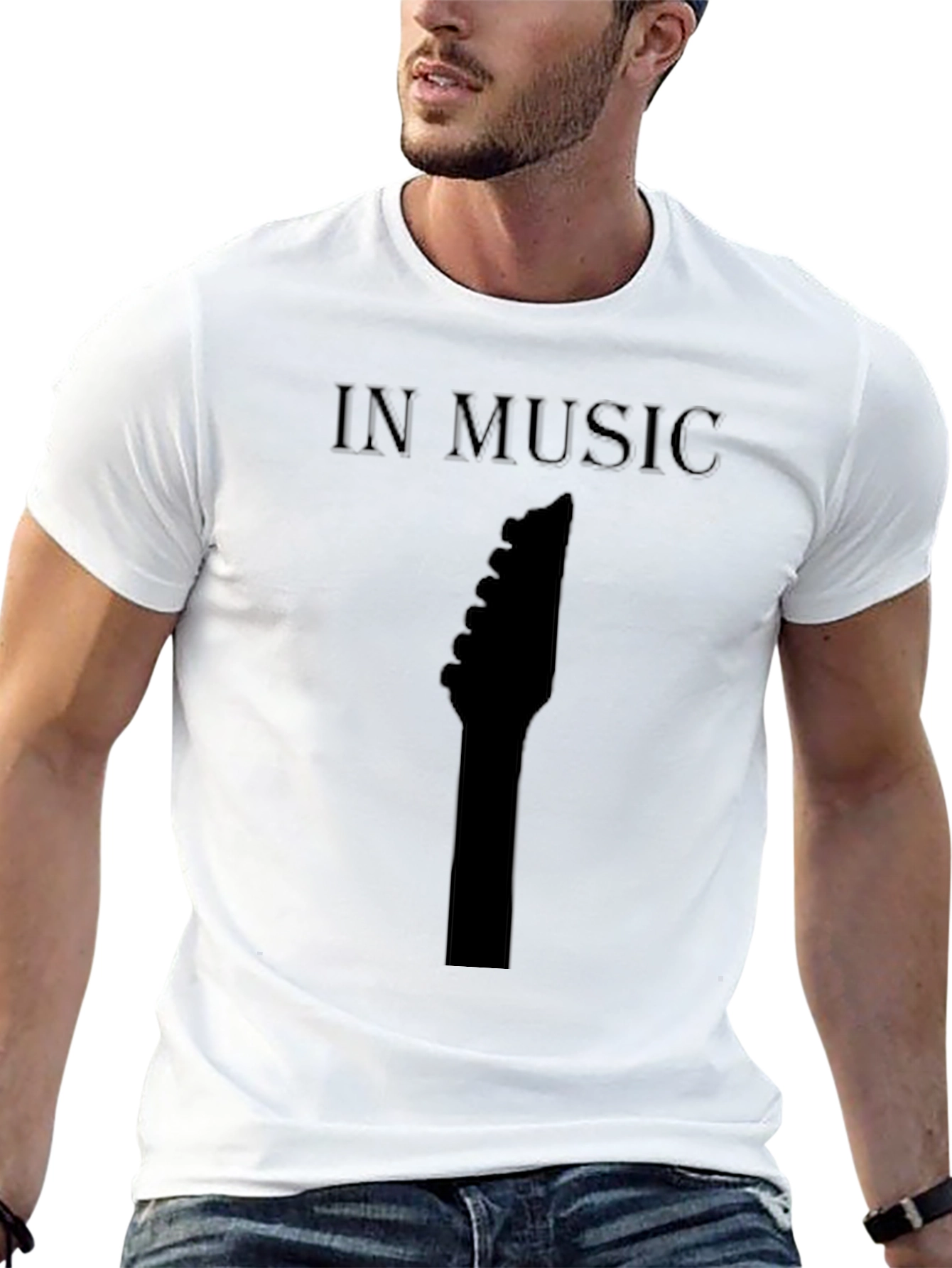 Guitar Lover Black T-Shirt