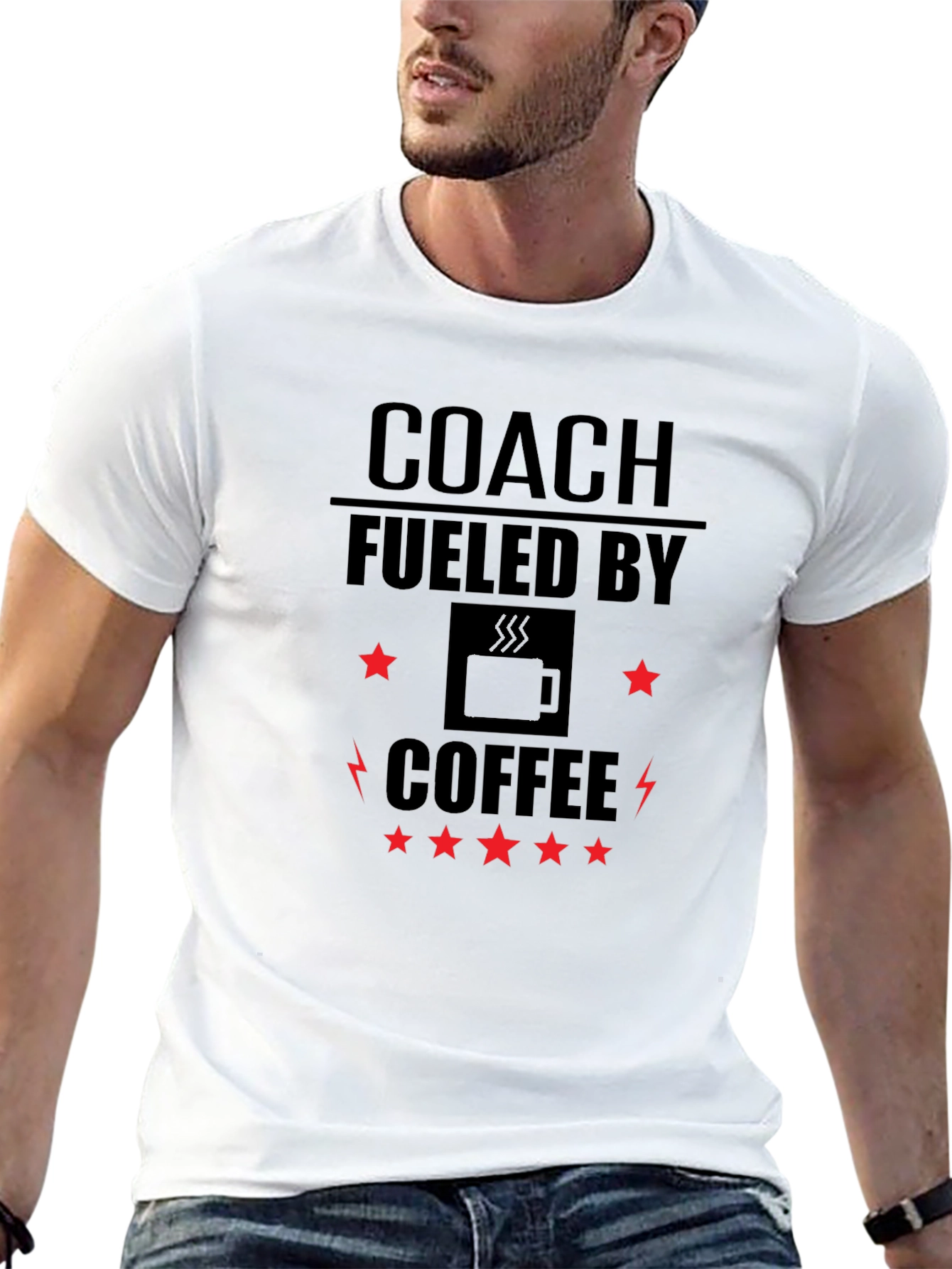 Coach Fueled By Coffee T-Shirt