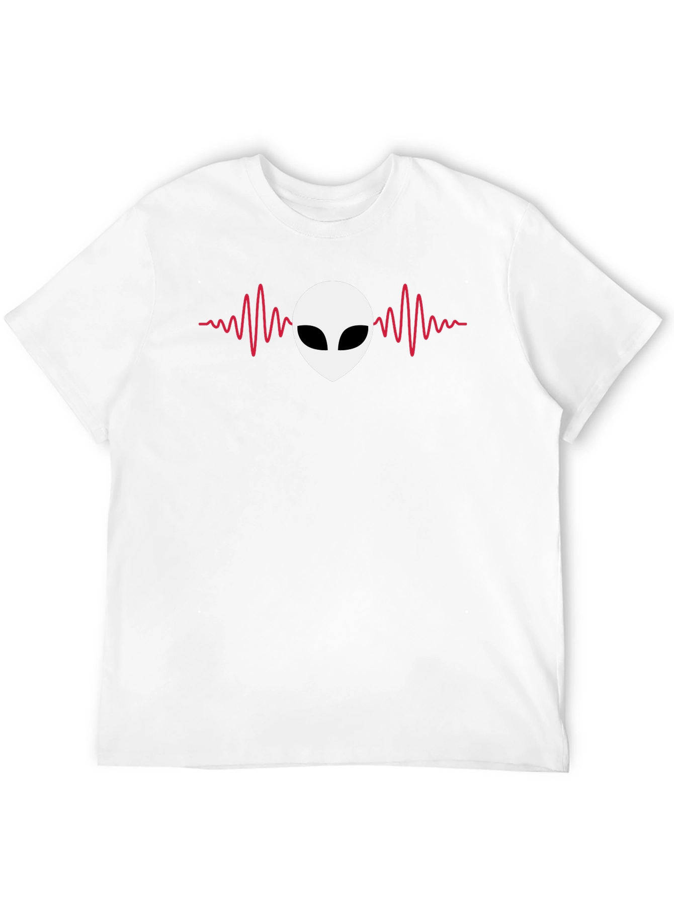 Alien Heartbeat T-Shirt - Mens Black Tee