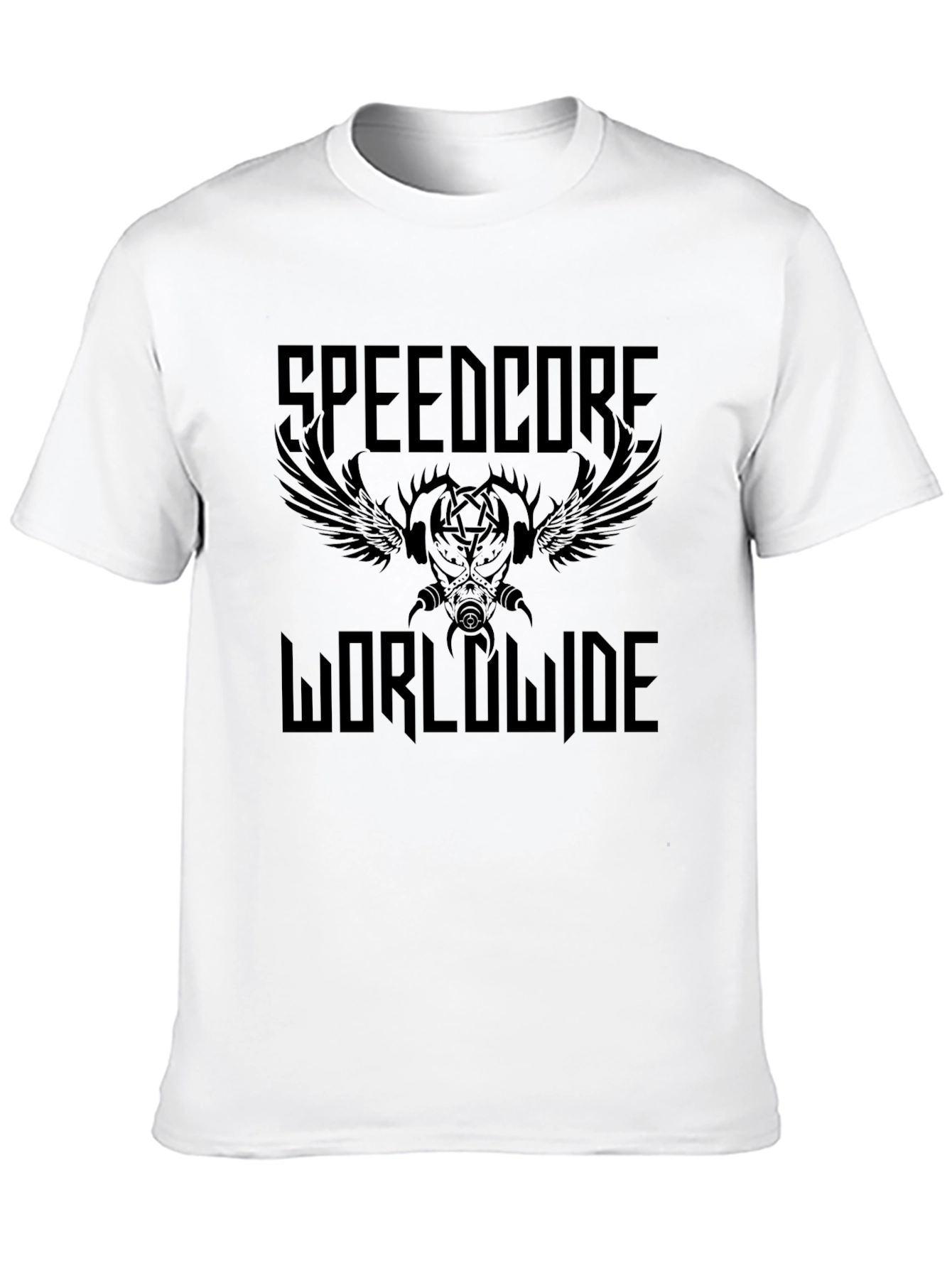 Speedcore Worldwide Black Graphic T-Shirt