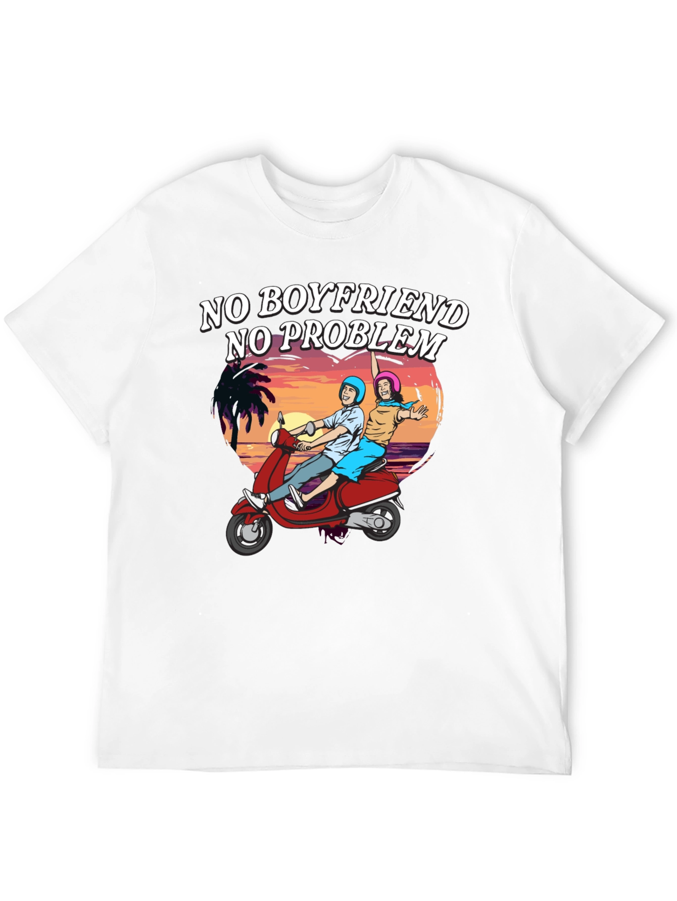 No Boyfriend No Problem Graphic Tee