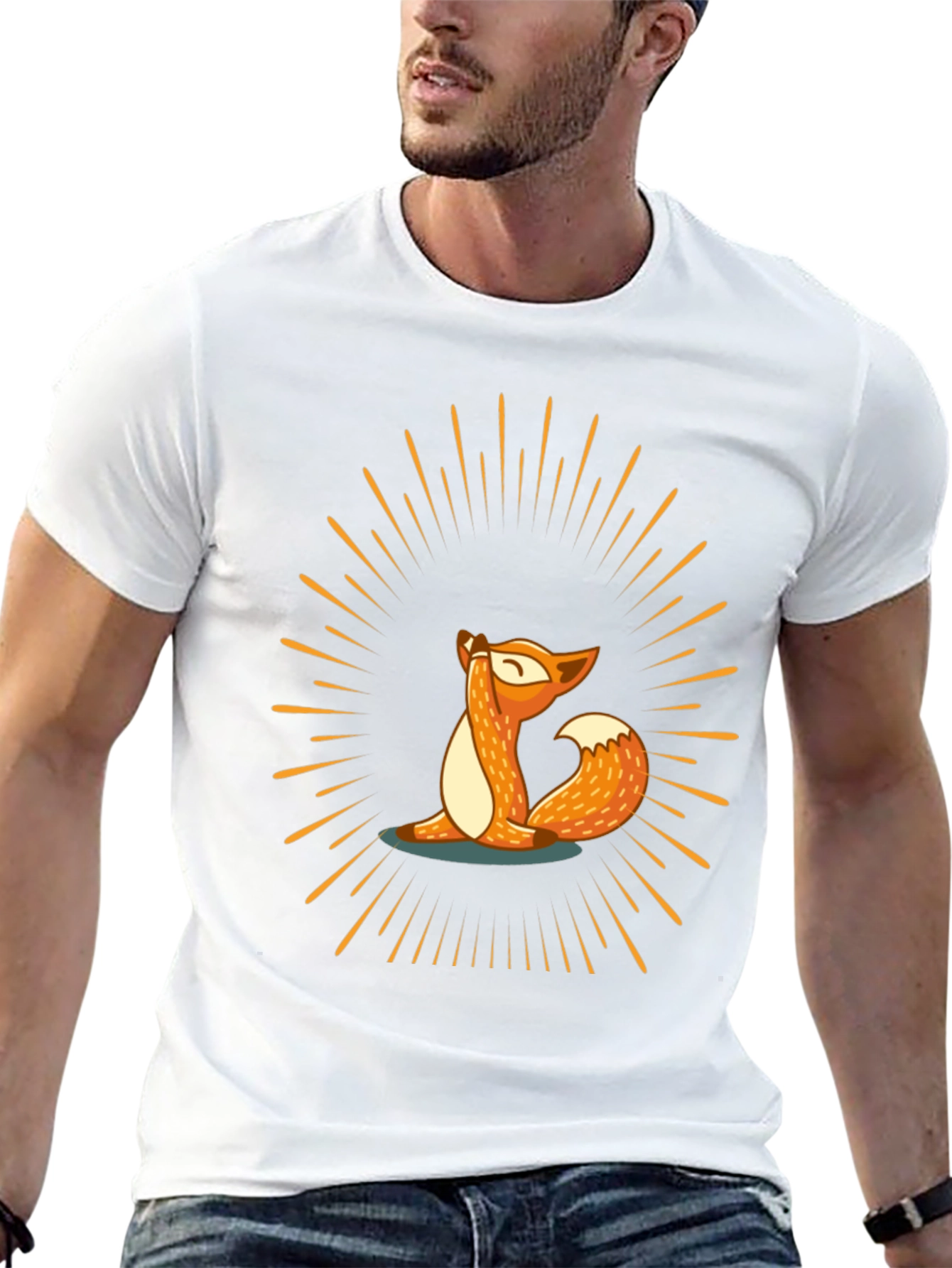 Yoga Fox Tee - Meditate in Style