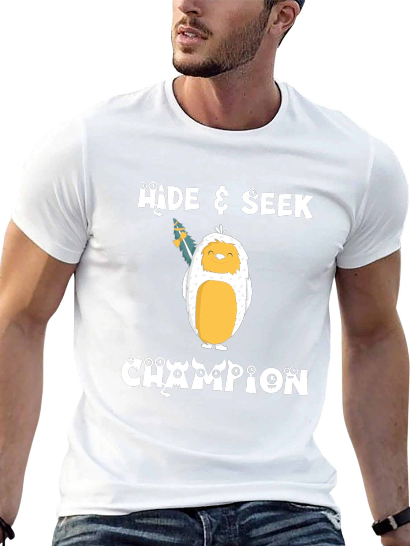 Hide & Seek Champion T-Shirt - Yeti Design