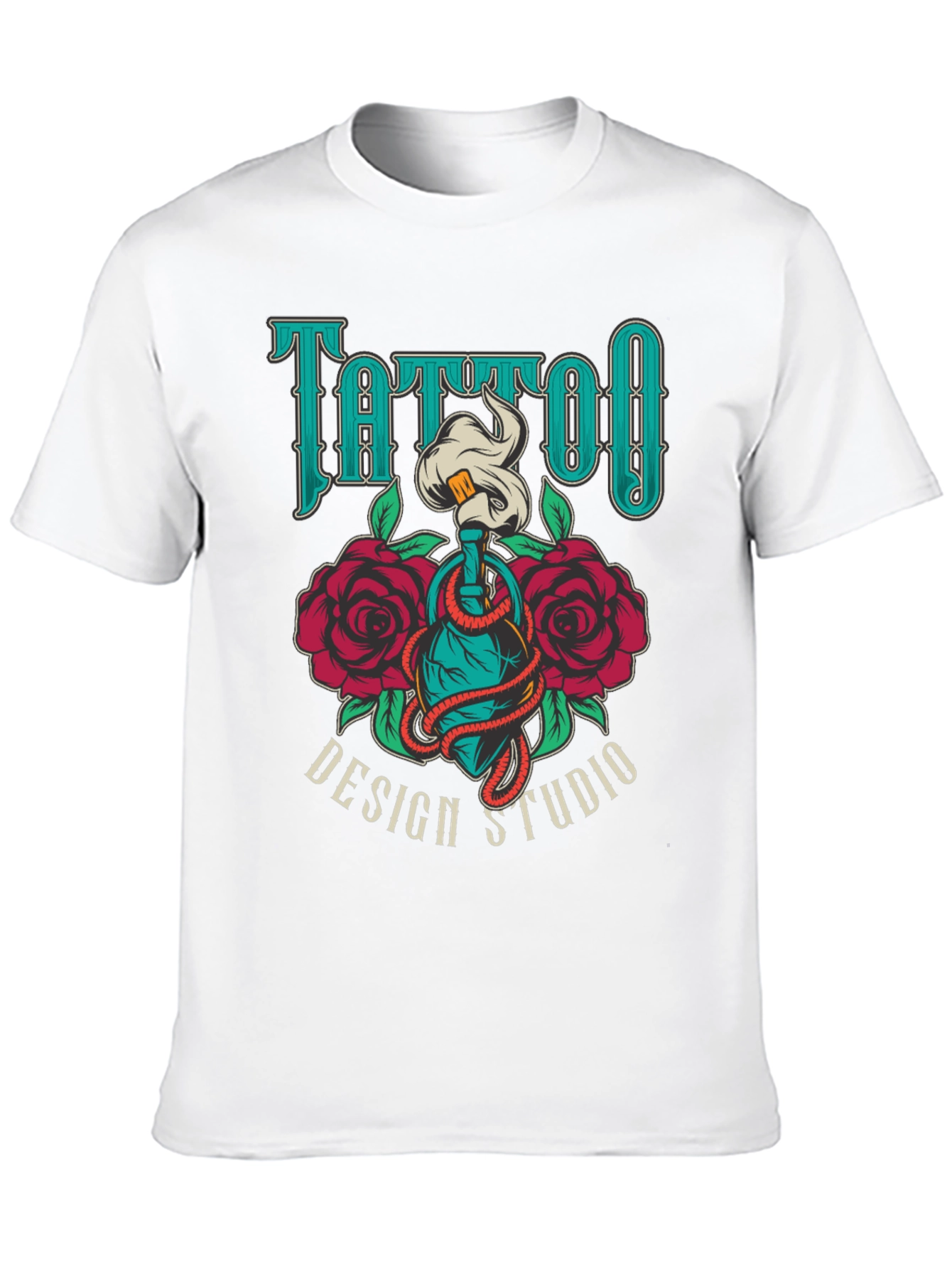 Tattoo Design Studio T-Shirt - Cool Graphic Tee