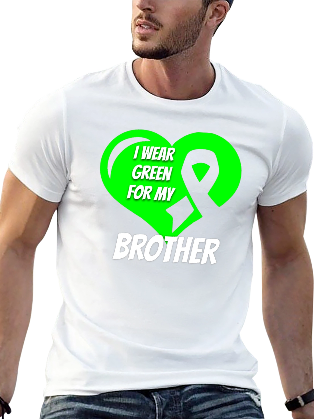I Wear Green For My Brother Awareness T-Shirt