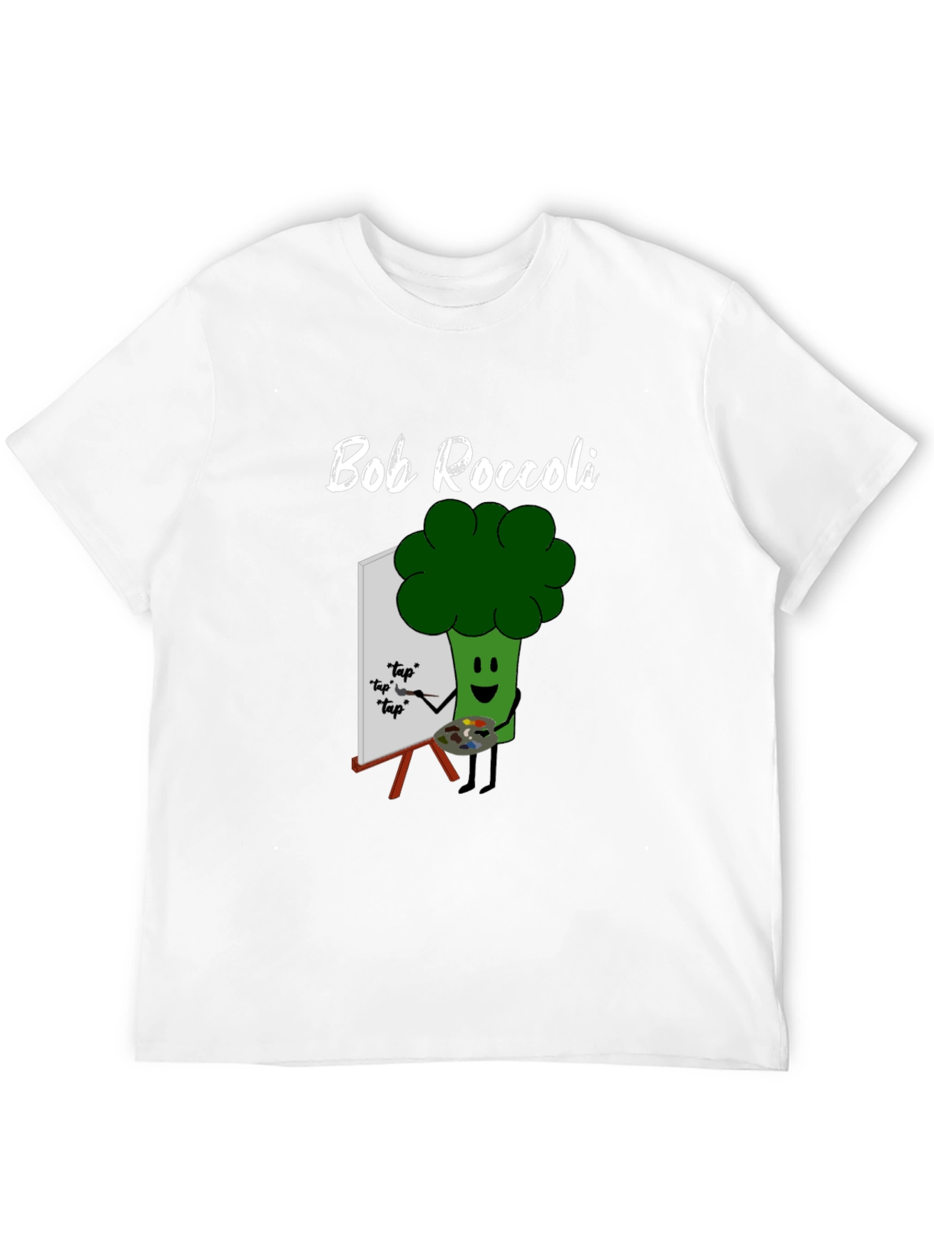 Bob Roccoli T-Shirt: Funny Broccoli Artist Tee